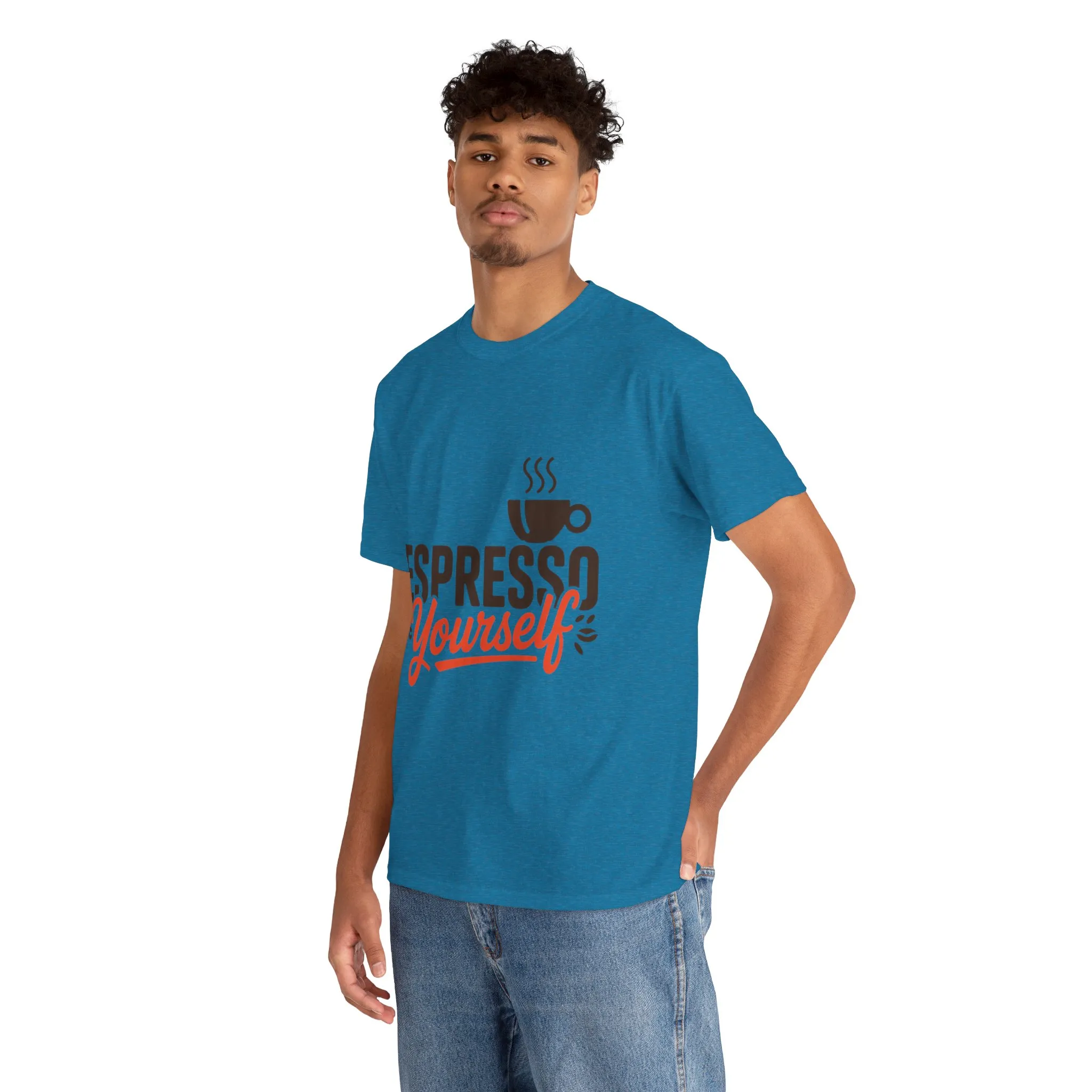 Espresso Yourself Mens T-Shirt, Funny Coffee Graphic Tee, Coffee Tee, Coffee Humor - Image 21