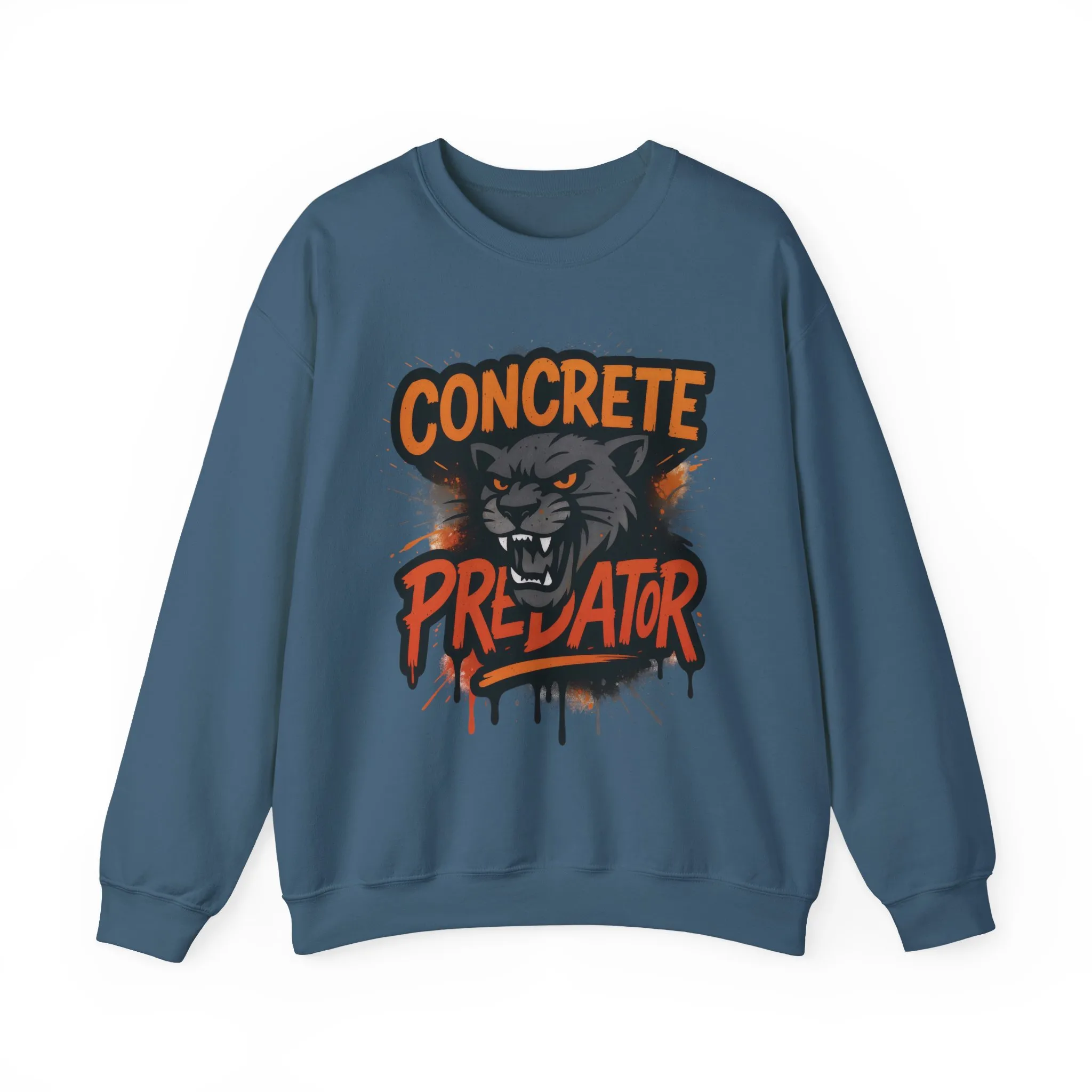 Mens Heavy Blend™ Crewneck Sweatshirt, Concrete Predator Mens Panther Crewneck Sweatshirt - Image 22