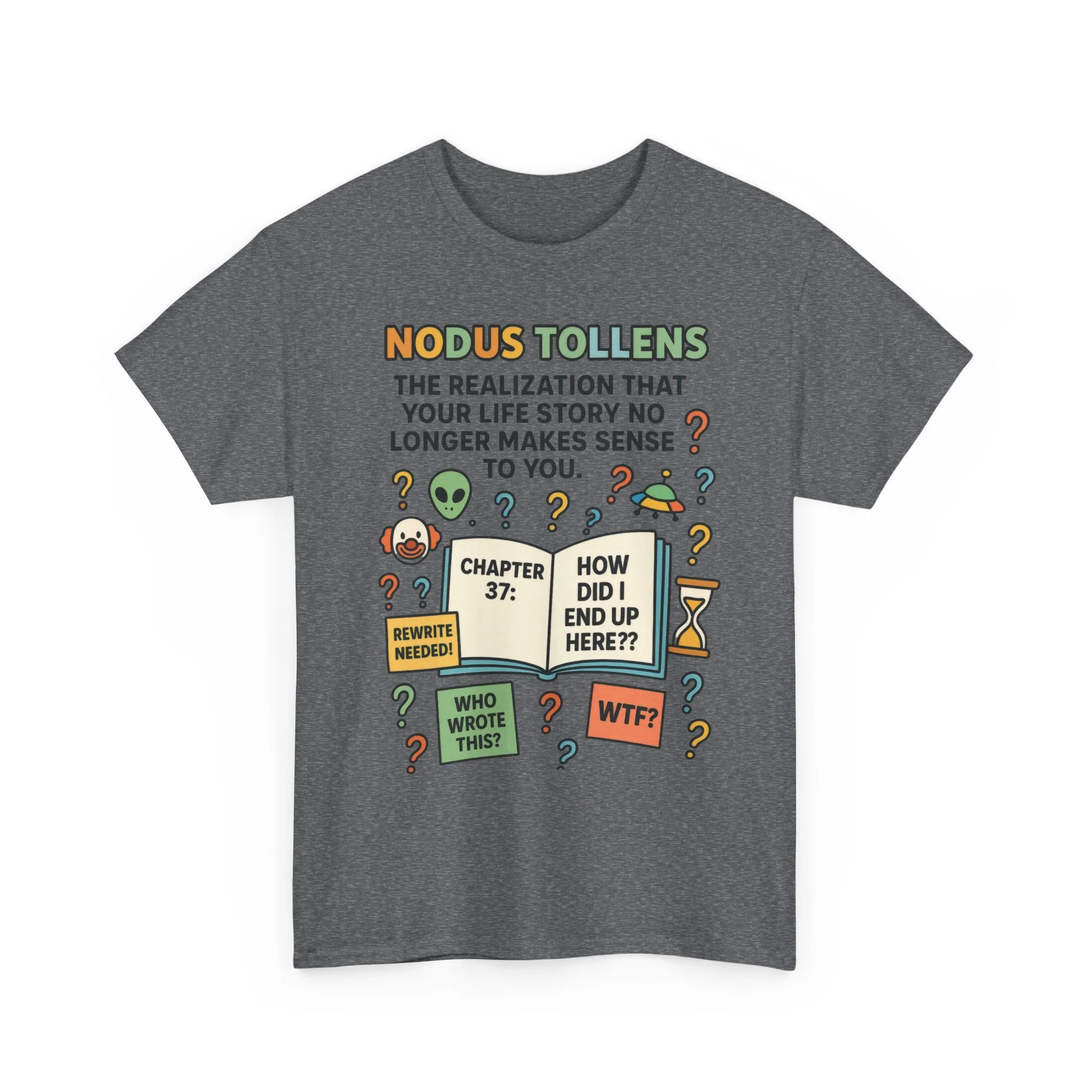 Nodus Tollens Women's Tee, Latin Words, Moods & Modes, Self-Awareness, Personal Development, Funny Existential Graphic Tee, Book Lover Gift - Image 7