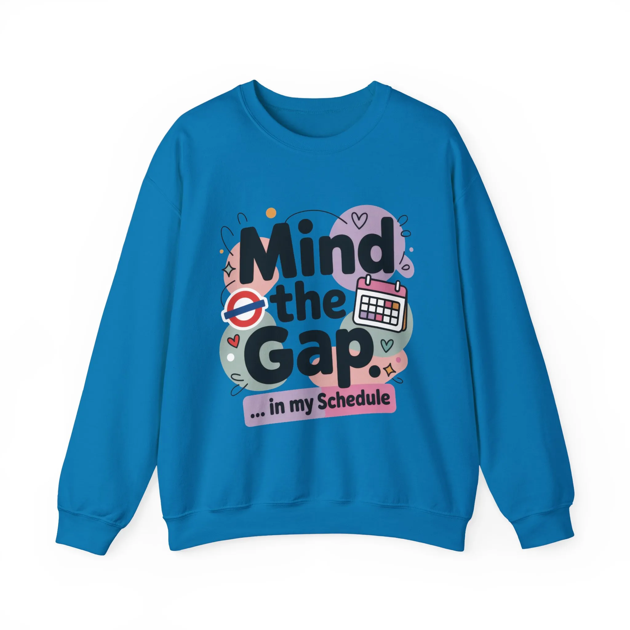 Funny Women's Sweatshirt, Mind The Gap, Office Humor Graphic Pullover - Image 13