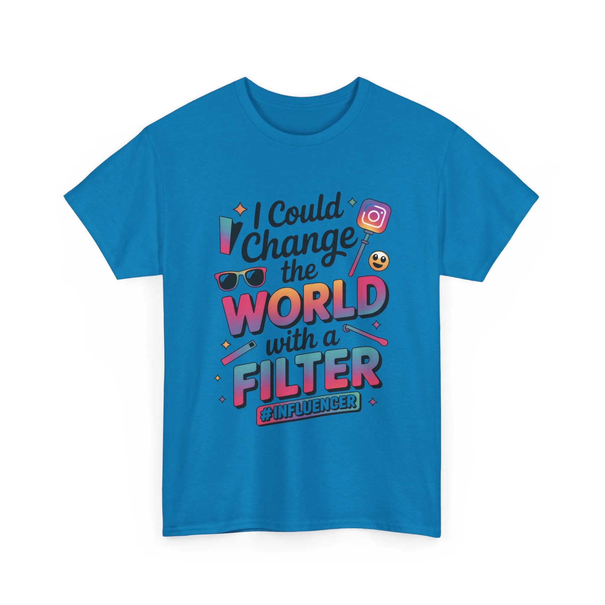 Womens Heavy Cotton Tee, Womens Influencer T-Shirt, Funny Social Media Graphic Tee, Cute Trendy Top - Image 13