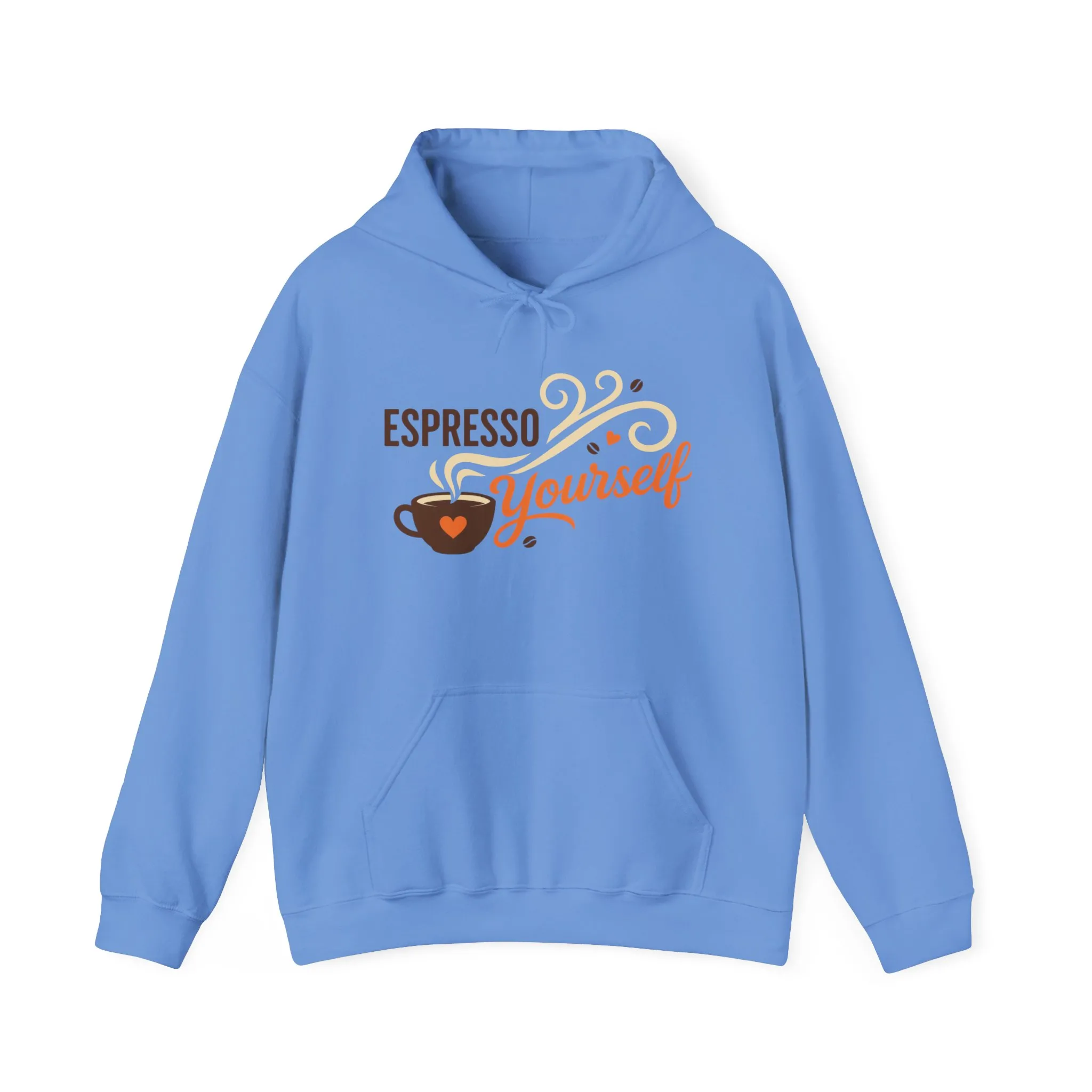 Espresso Yourself Coffee Hoodie, Funny Womens Barista Gift, Cozy Cafe Sweatshirt - Image 2