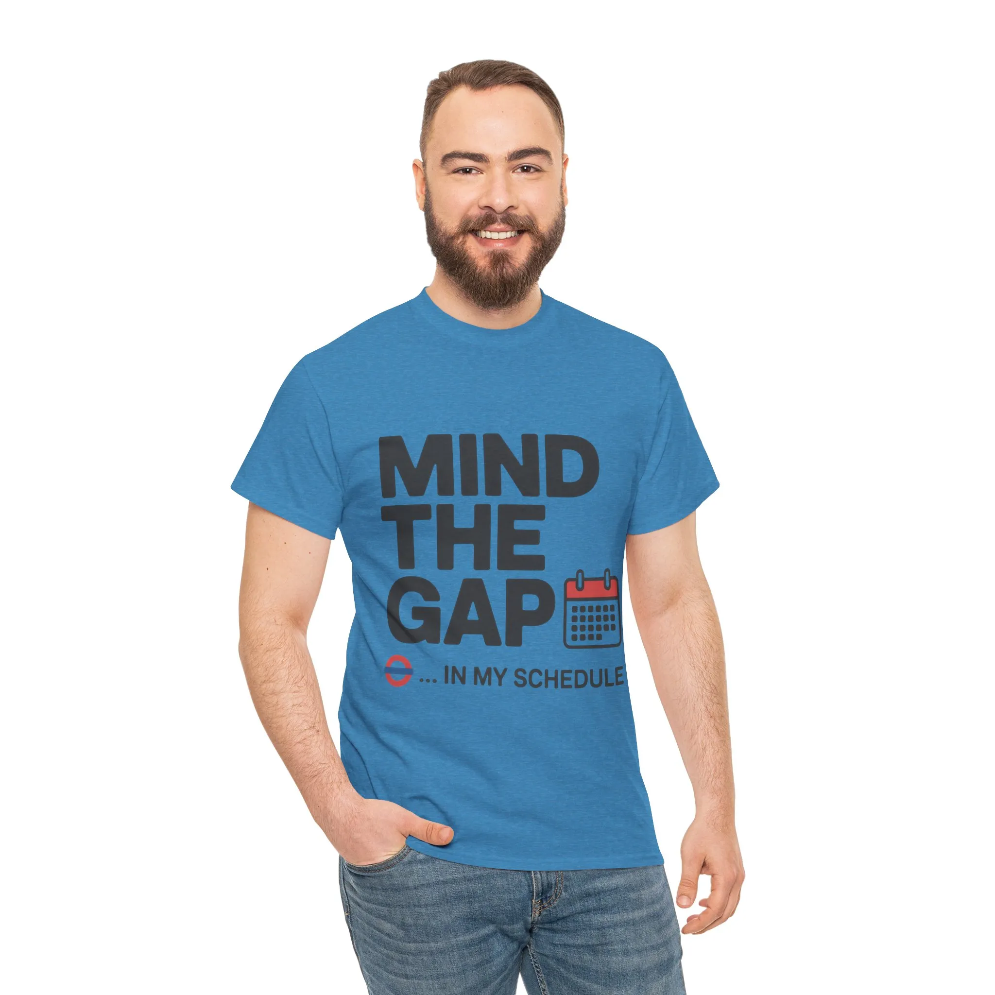 Funny Mind The Gap T-Shirt for Men, Office Humor Shirt - Image 20