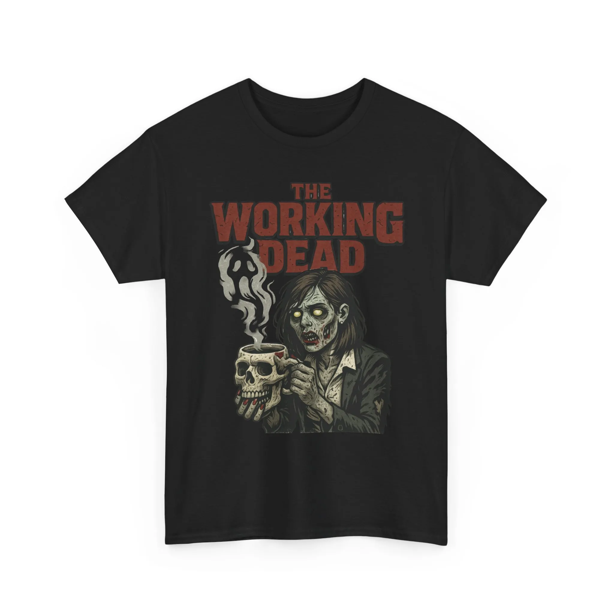 The Working Dead Women's Zombie Funny Office T-Shirt, Meeting Humor Tee, Halloween Work Tee - Image 9