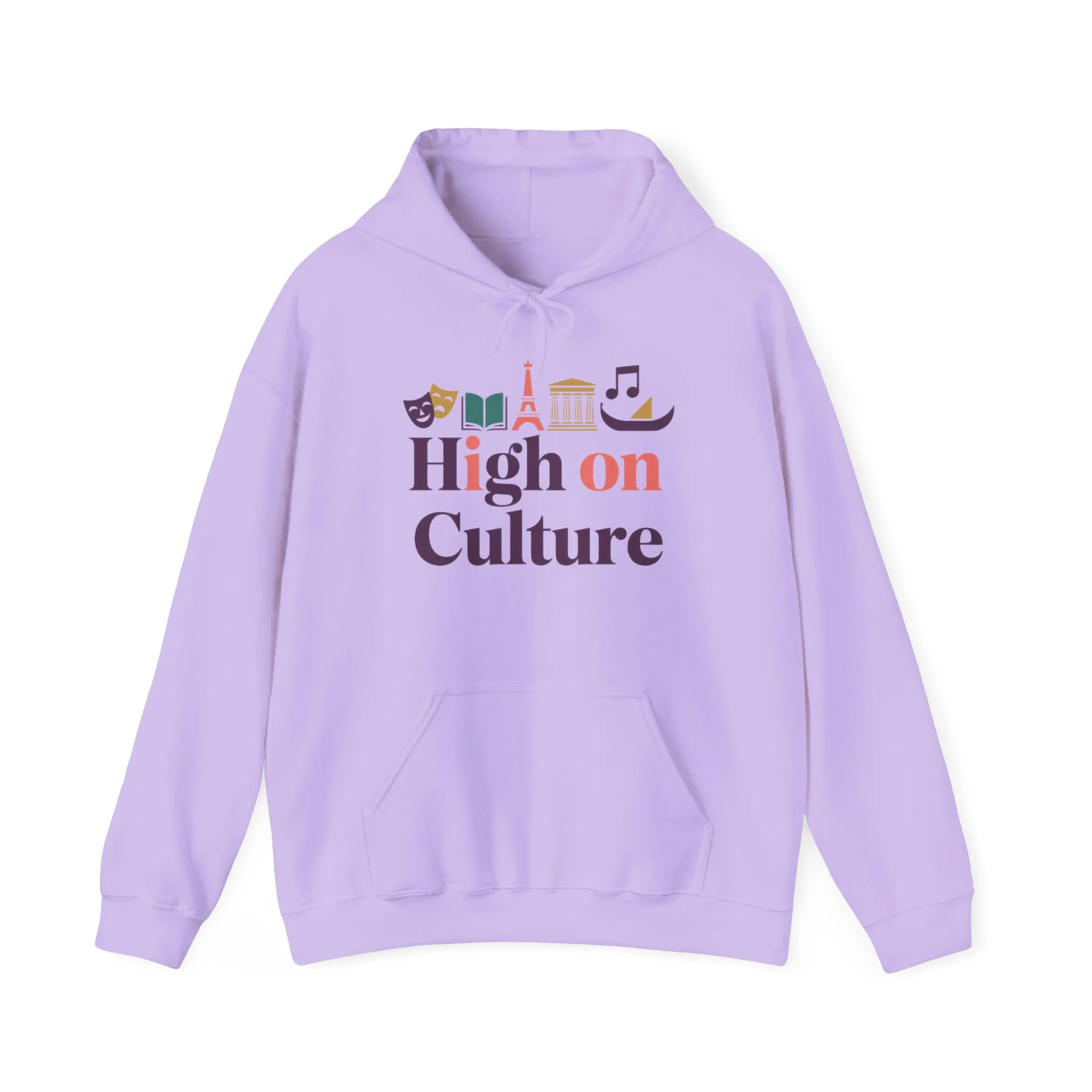 Womens Heavy Blend™ Hooded Sweatshirt, High on Culture Womens Hoodie, Cozy Cultural Graphic Hoodie - Image 2