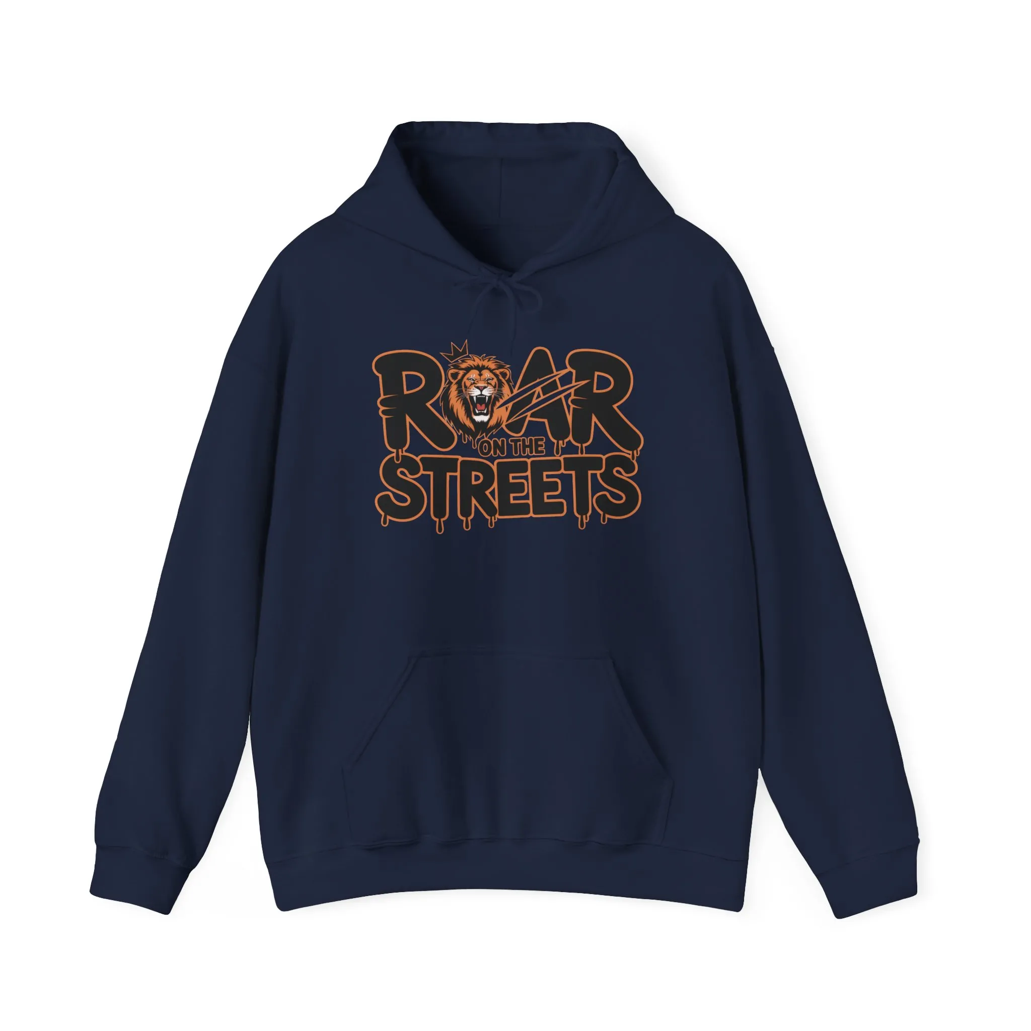 Mens Heavy Blend™ Hooded Sweatshirt, Roar on the Streets Lion Hoodie Mens Bold Streetwear - Image 33