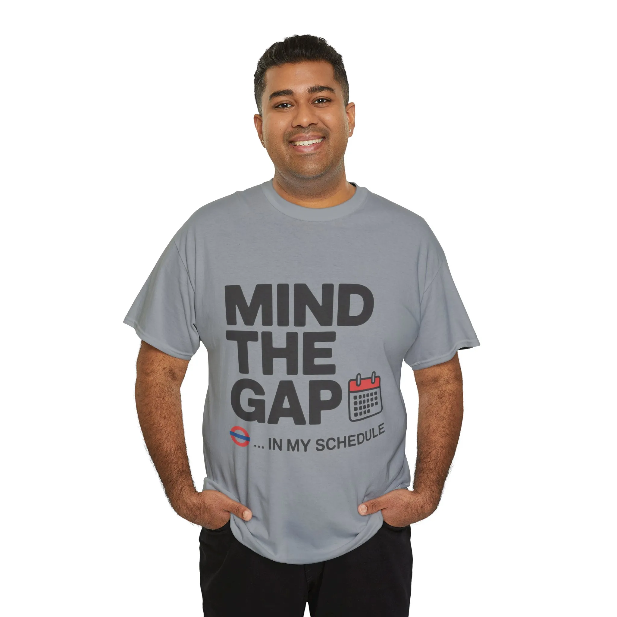 Funny Mind The Gap T-Shirt for Men, Office Humor Shirt - Image 15