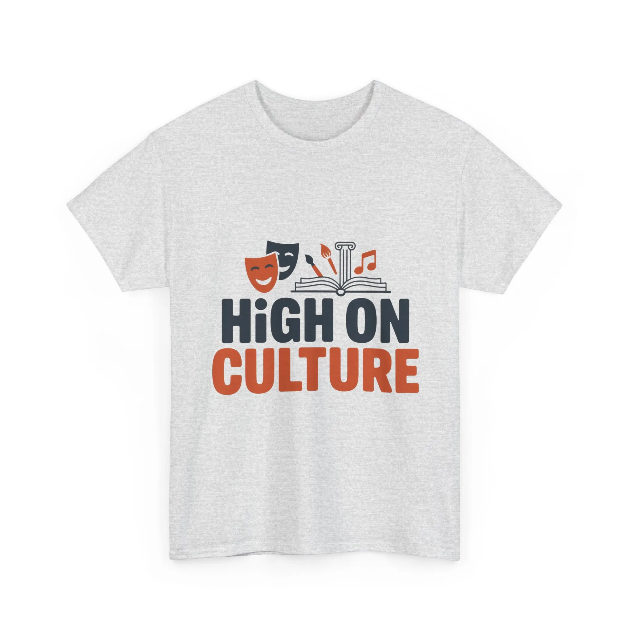 High on Culture Mens T-Shirt, Funny Cultural Graphic Tee, Art Humor - Image 4