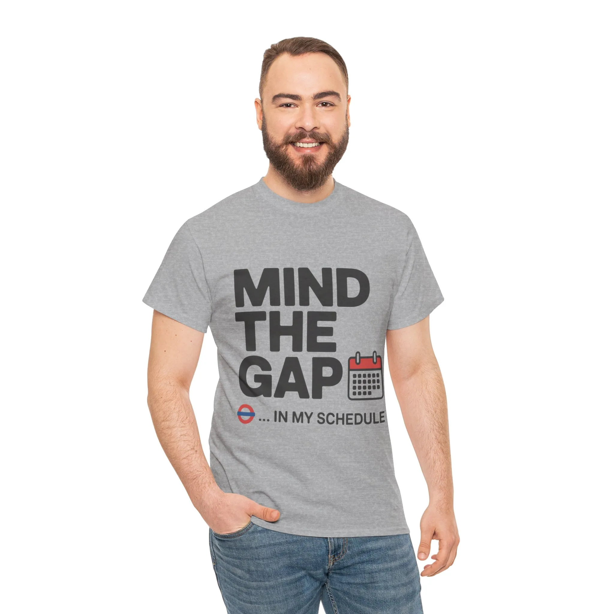 Funny Mind The Gap T-Shirt for Men, Office Humor Shirt