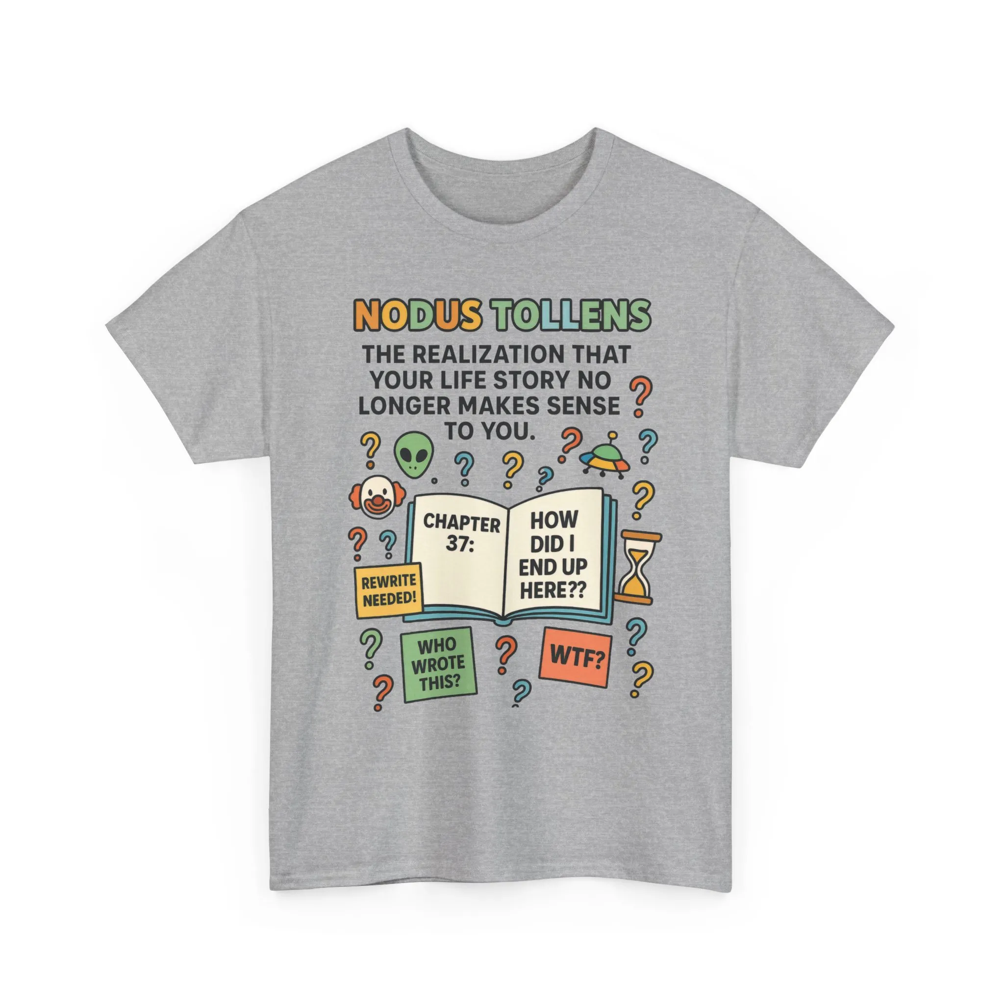 Nodus Tollens Women's Tee, Latin Words, Moods & Modes, Self-Awareness, Personal Development, Funny Existential Graphic Tee, Book Lover Gift - Image 4