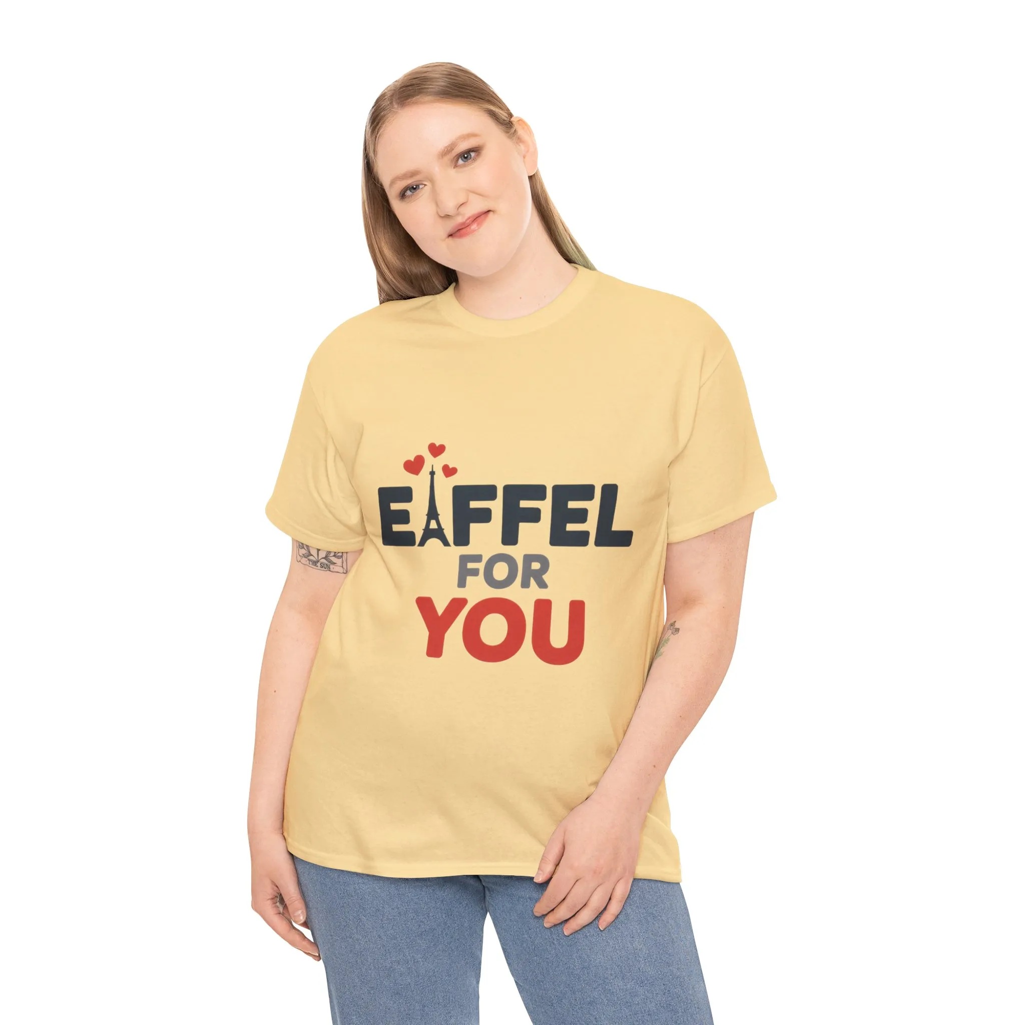 Eiffel For You Romantic Paris Graphic Womens T-Shirt, Eiffel Shirt - Image 6
