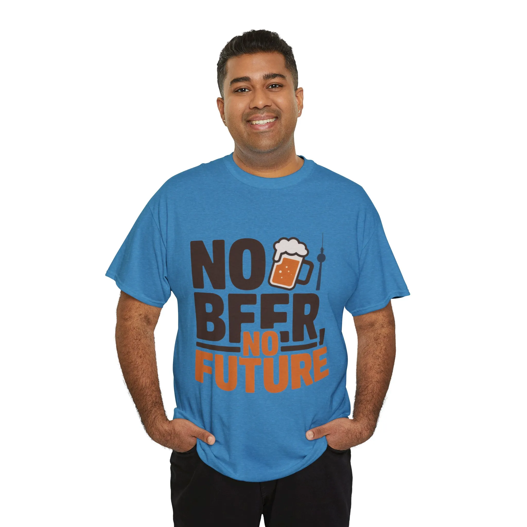 No Beer No Future Funny Beer Graphic Mens T-Shirt, Beer Tee, Beer Lover Tee - Image 18