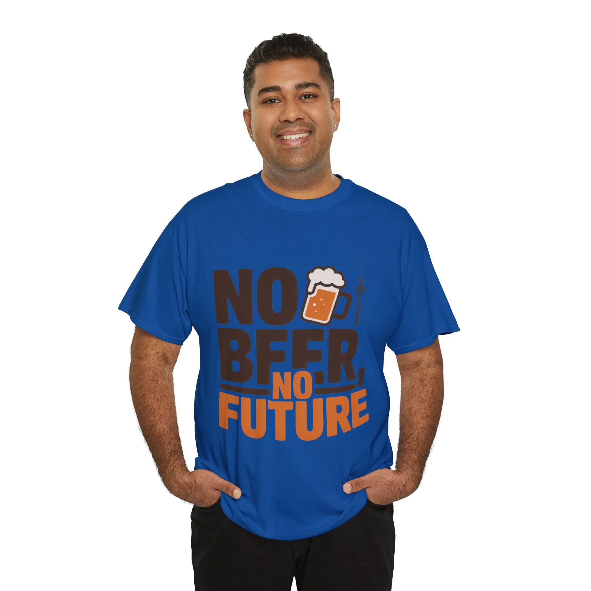 No Beer No Future Funny Beer Graphic Mens T-Shirt, Beer Tee, Beer Lover Tee - Image 27