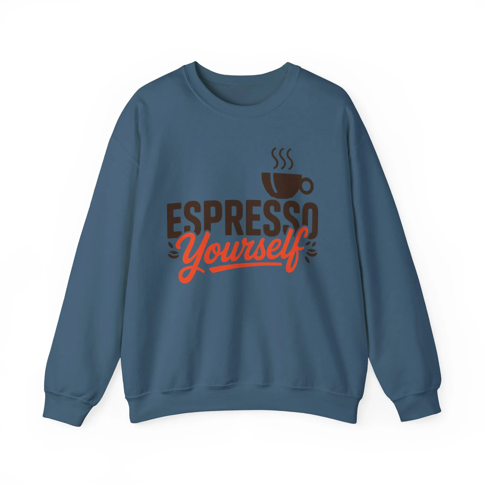 Mens Heavy Blend™ Crewneck Sweatshirt, Espresso Yourself Sweatshirt, Funny Coffee Lover Mens Crewneck, Cafe Lover Gift - Image 19