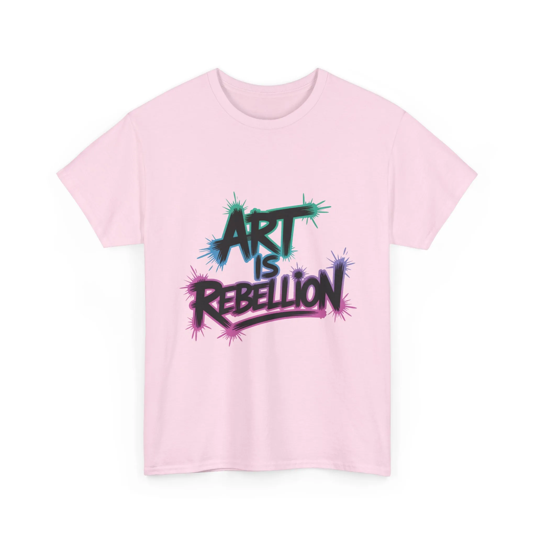 Art Is Rebellion Women's Graphic T-Shirt, Graffiti Street Art Tee, Bold Rebel Statement Top - Image 25