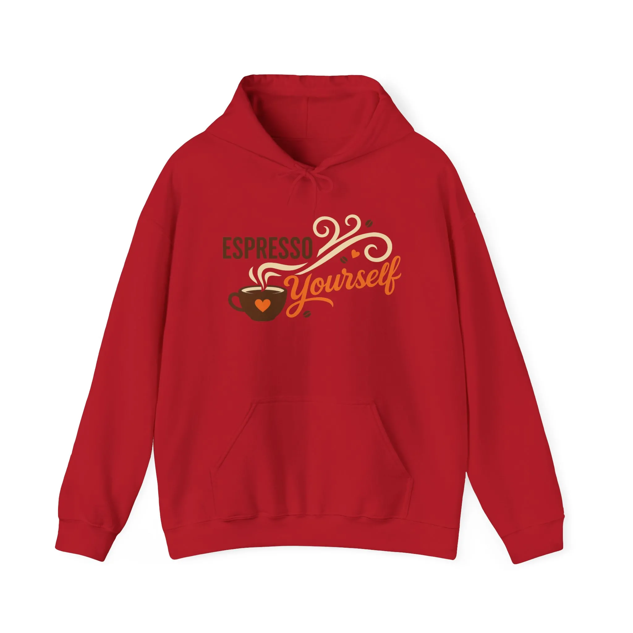 Espresso Yourself Coffee Hoodie, Funny Womens Barista Gift, Cozy Cafe Sweatshirt - Image 33