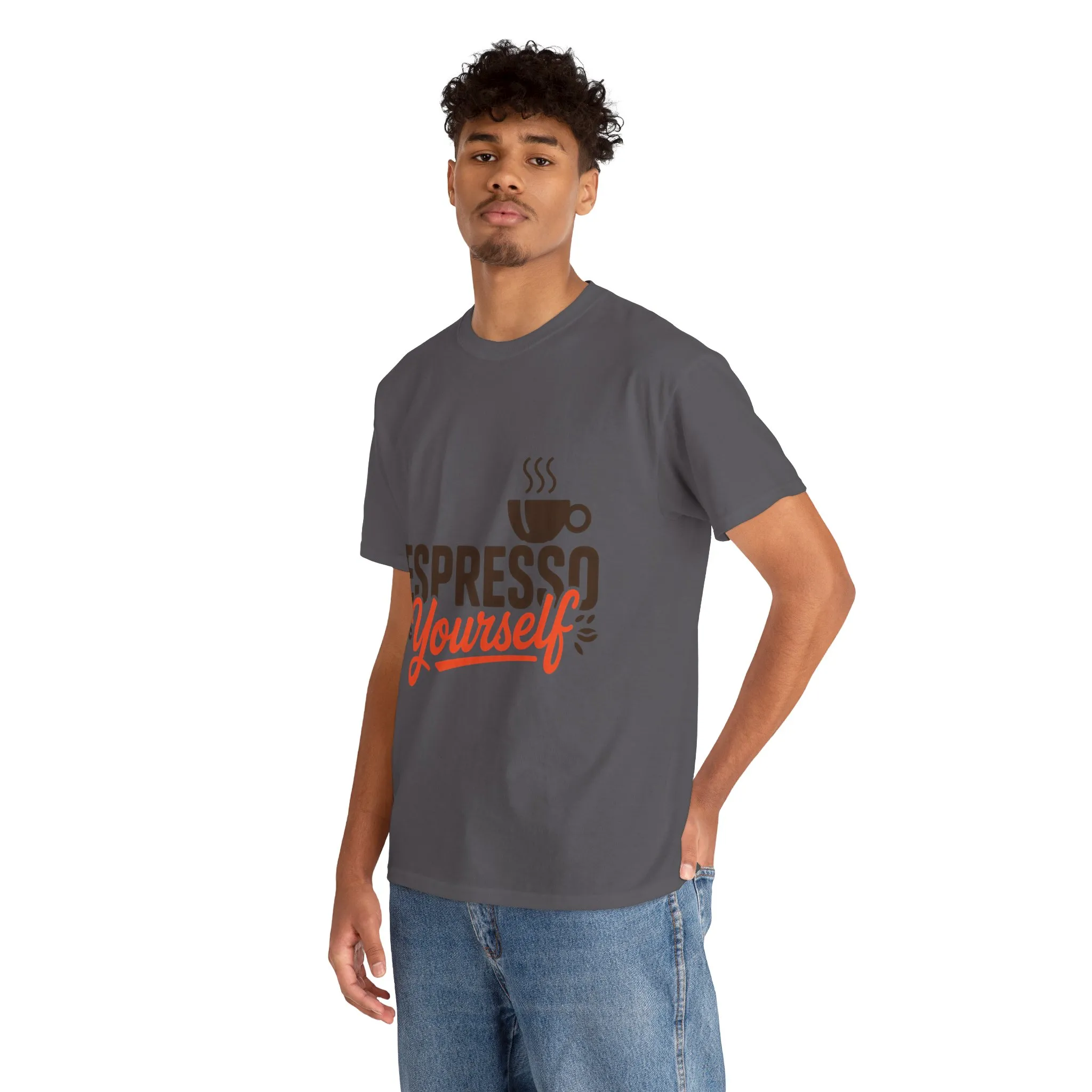 Espresso Yourself Mens T-Shirt, Funny Coffee Graphic Tee, Coffee Tee, Coffee Humor - Image 24
