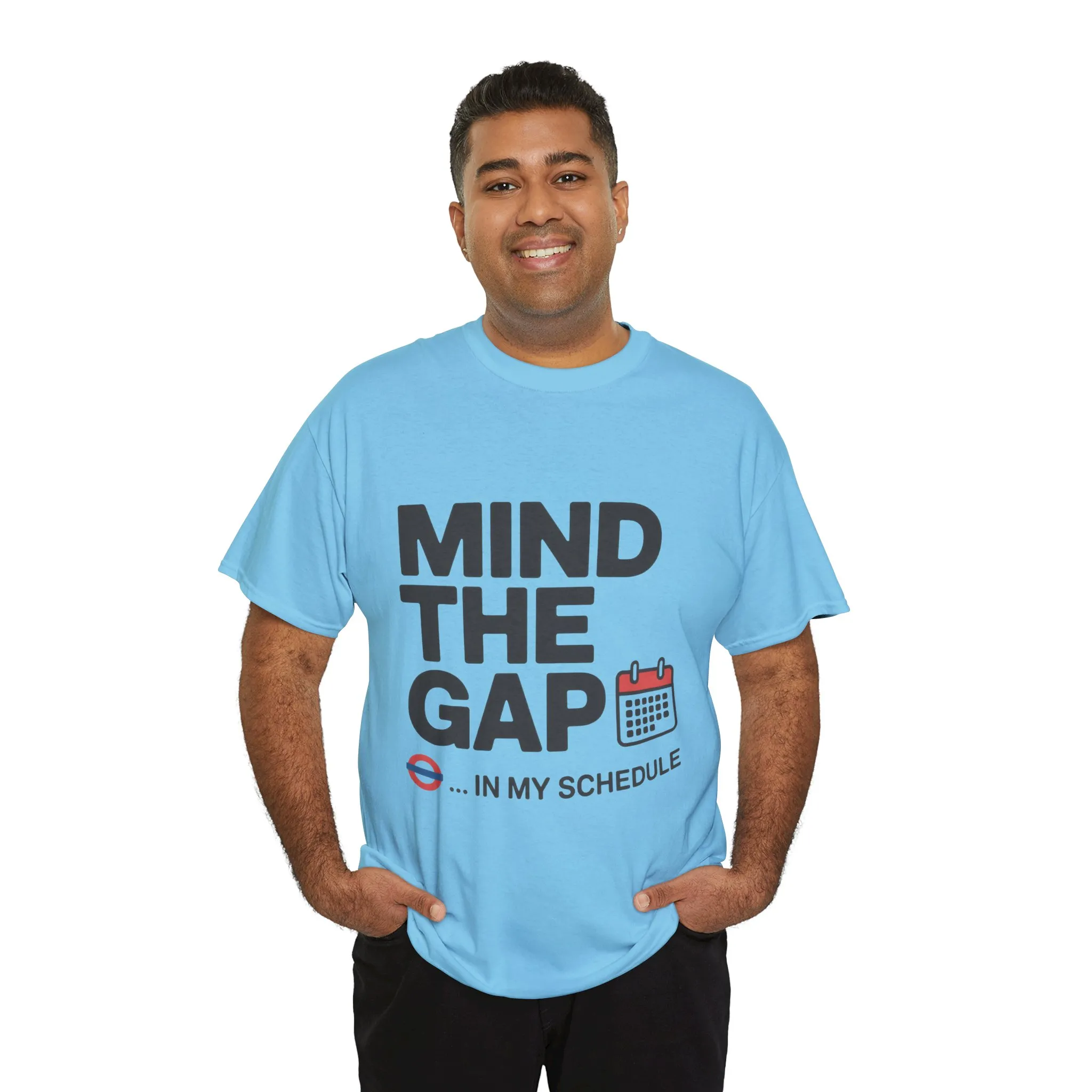 Funny Mind The Gap T-Shirt for Men, Office Humor Shirt - Image 24