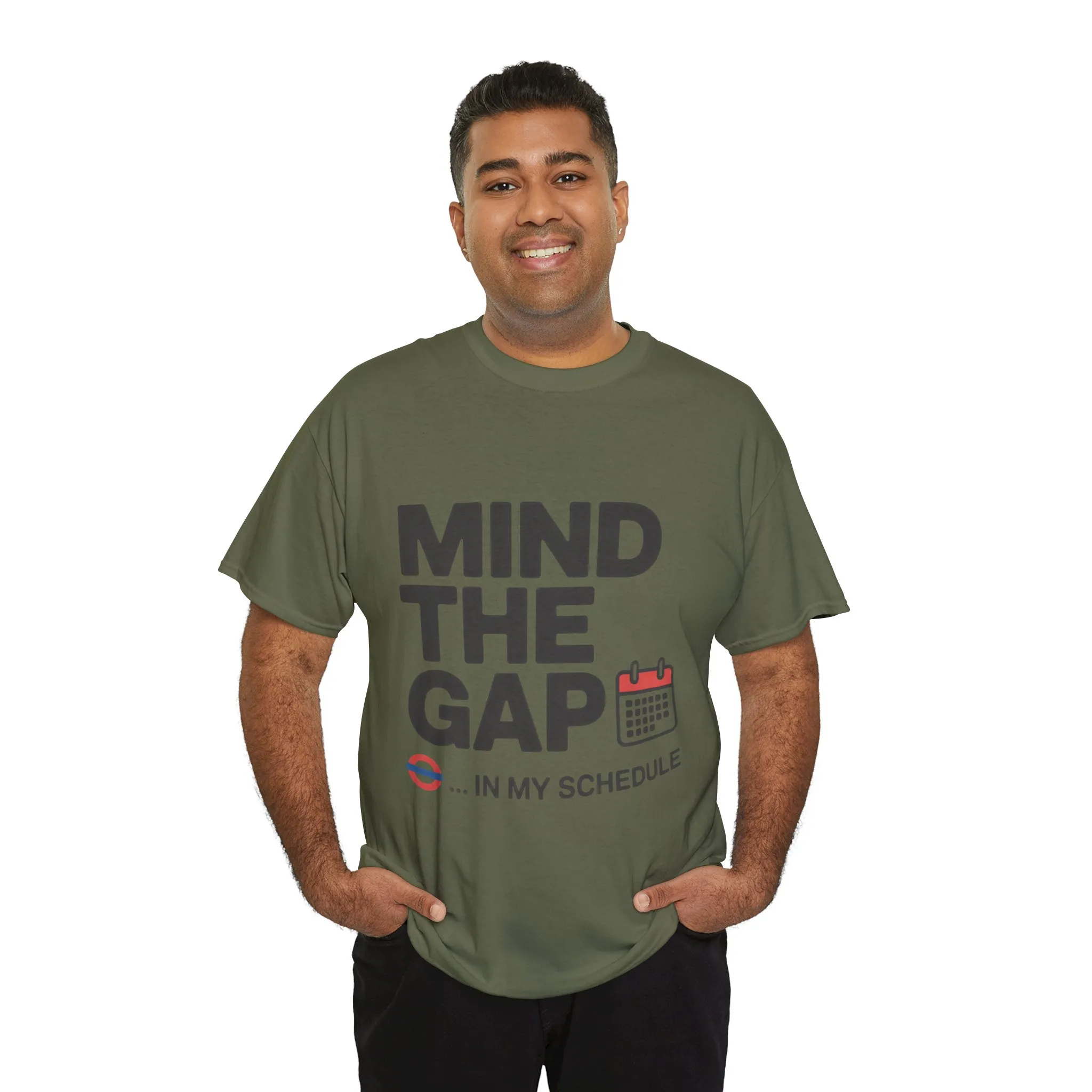 Funny Mind The Gap T-Shirt for Men, Office Humor Shirt - Image 12
