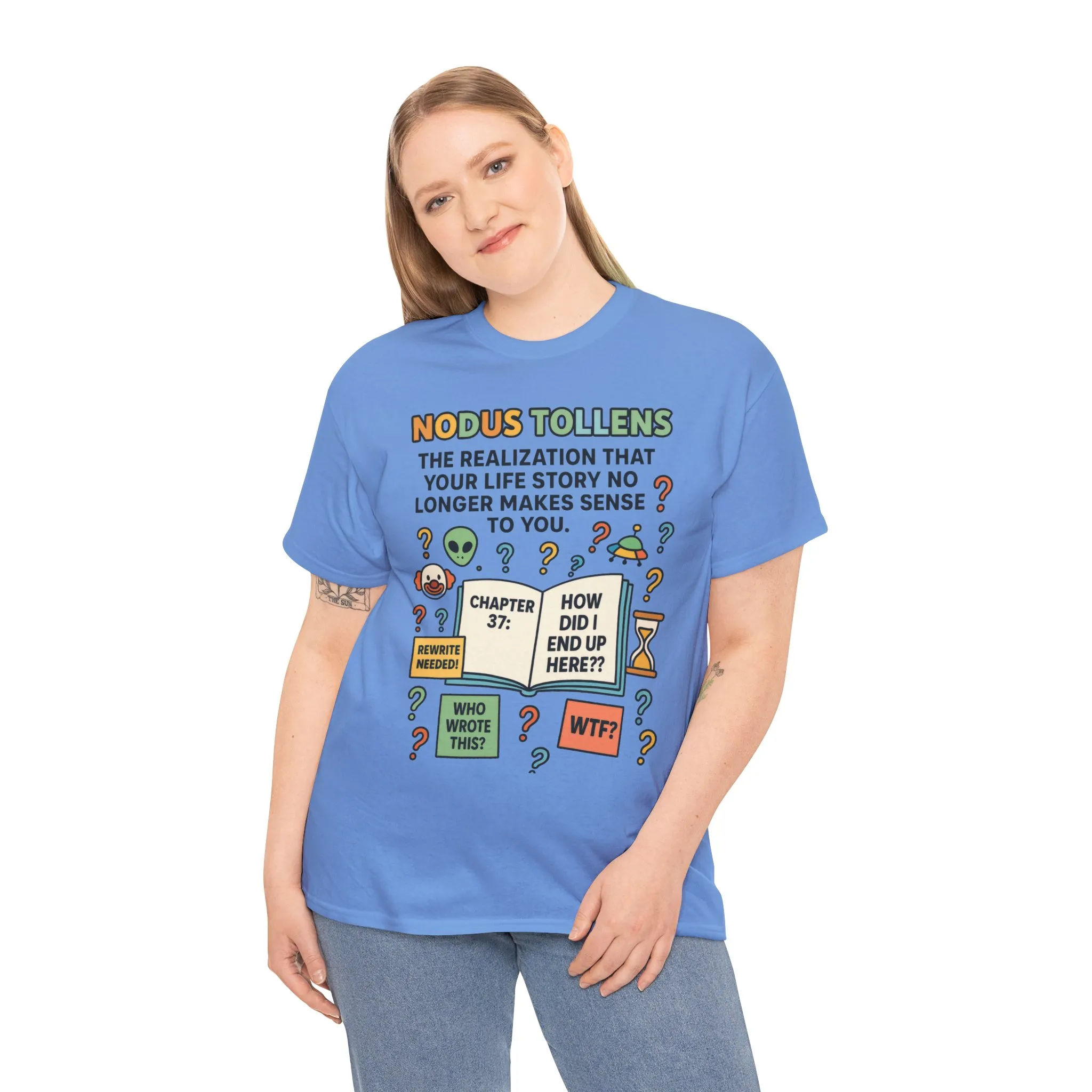 Nodus Tollens Women's Tee, Latin Words, Moods & Modes, Self-Awareness, Personal Development, Funny Existential Graphic Tee, Book Lover Gift - Image 12