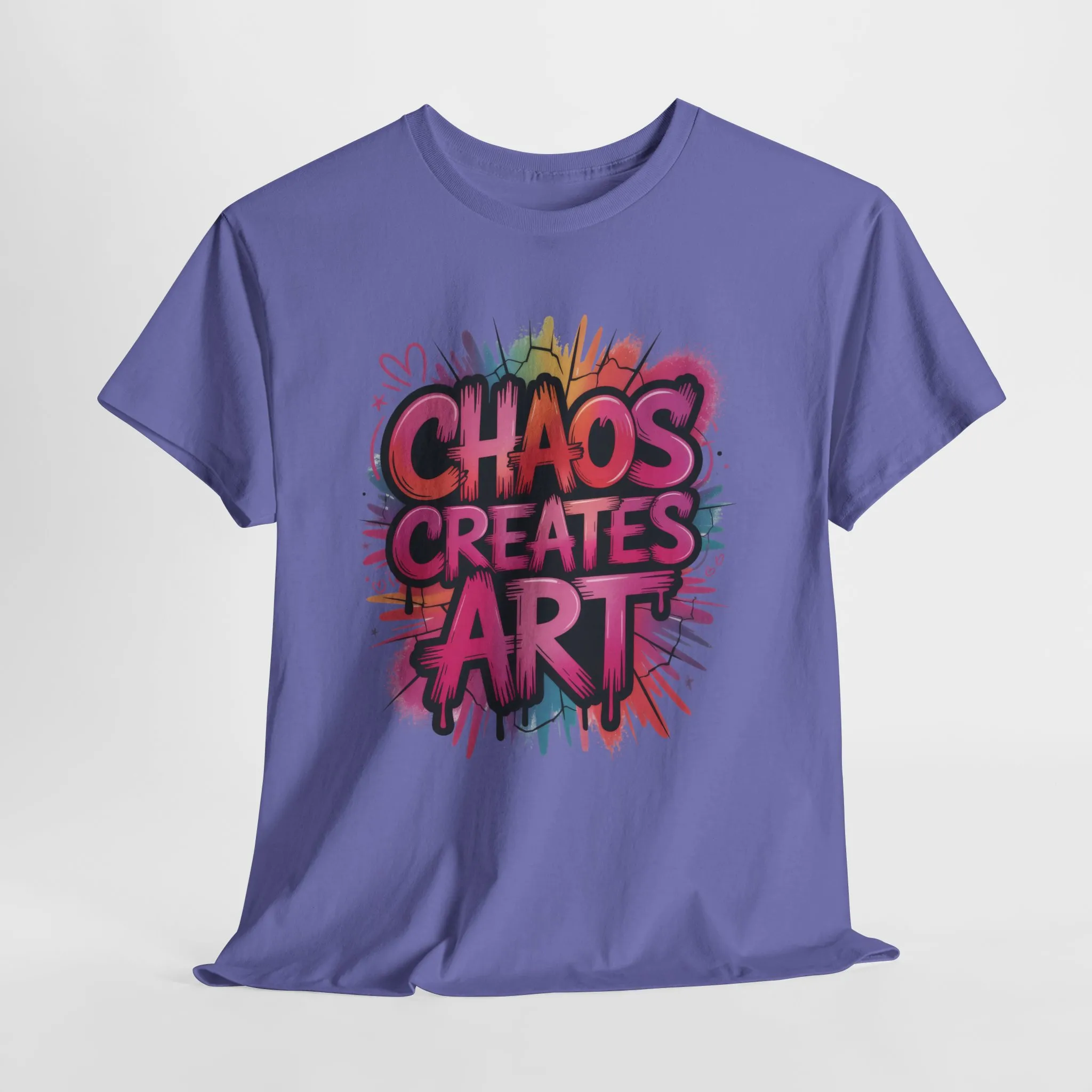 Chaos Creates Art Colorful Graffiti Womens Graphic Tee, Graffiti Shirt, Streetwear Tee - Image 19