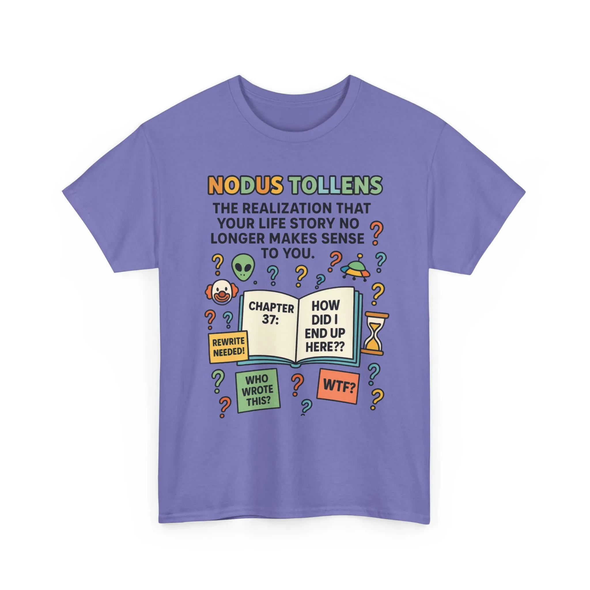 Nodus Tollens Women's Tee, Latin Words, Moods & Modes, Self-Awareness, Personal Development, Funny Existential Graphic Tee, Book Lover Gift - Image 19