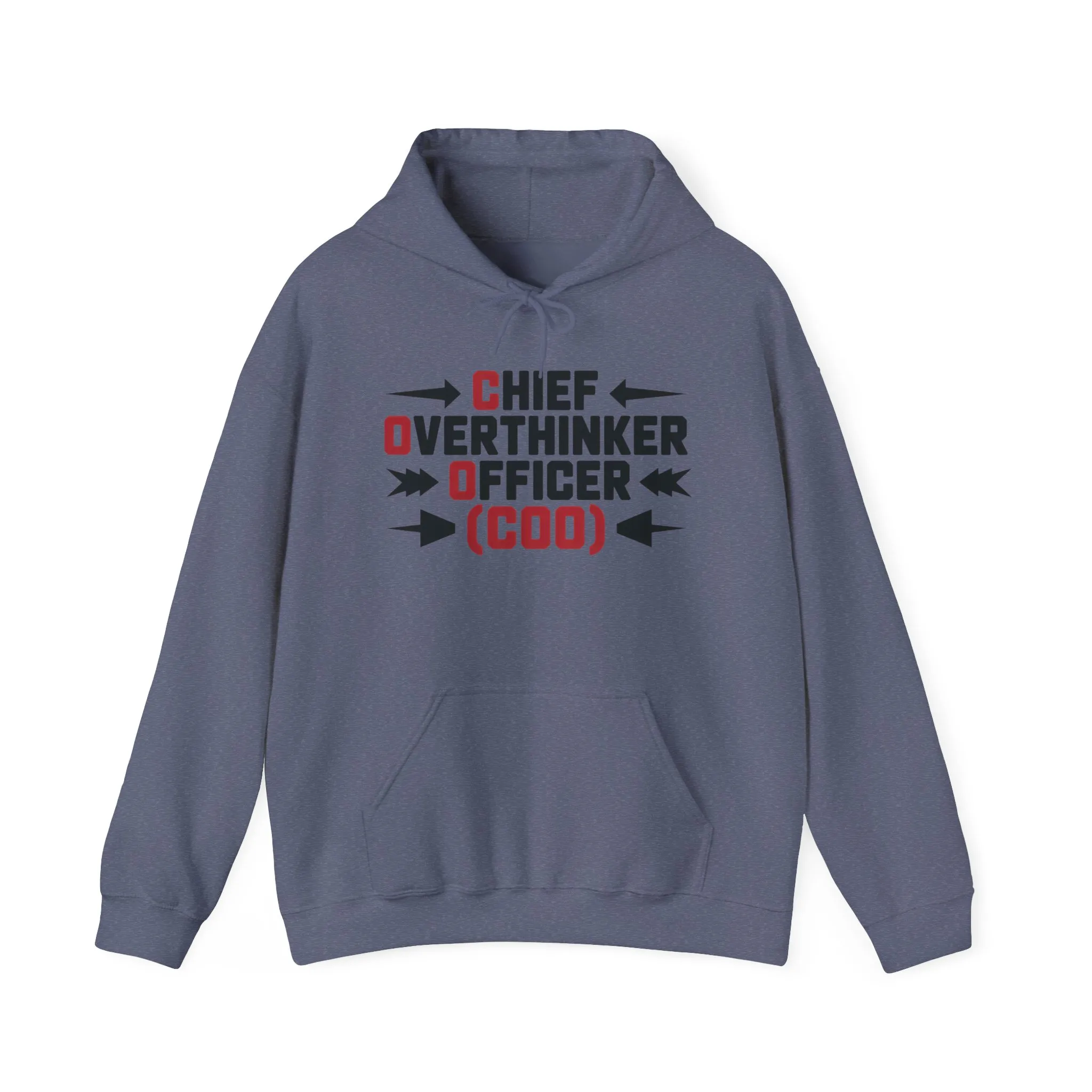 Chief Overthinker Officer Men's Hoodie, Funny COO Graphic Pullover, Sarcastic Office Humor Gift, Men's Heavy Blend™ Hooded Sweatshirt - Image 33