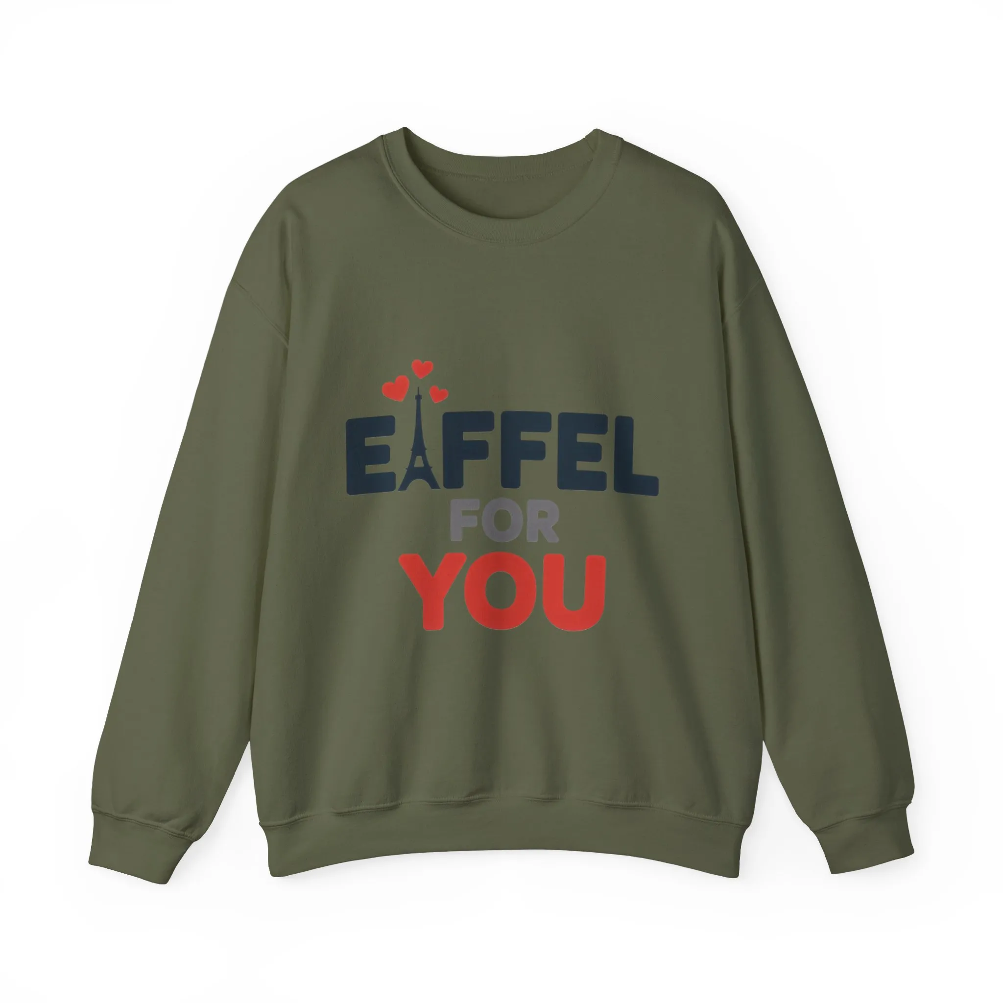 Womens Heavy Blend™ Crewneck Sweatshirt, Eiffel For You Romantic Paris Womens Sweatshirt - Image 13