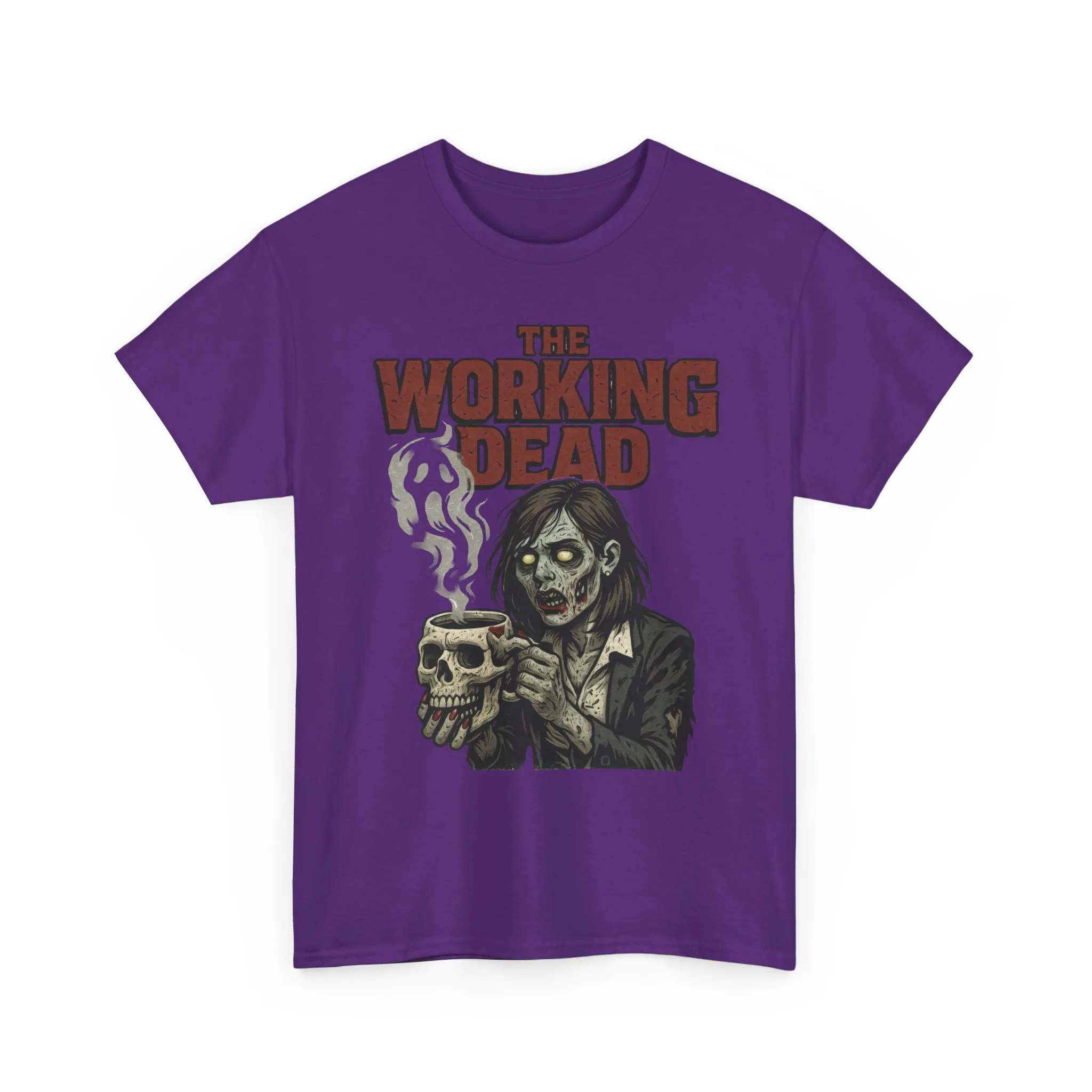The Working Dead Women's Zombie Funny Office T-Shirt, Meeting Humor Tee, Halloween Work Tee - Image 27