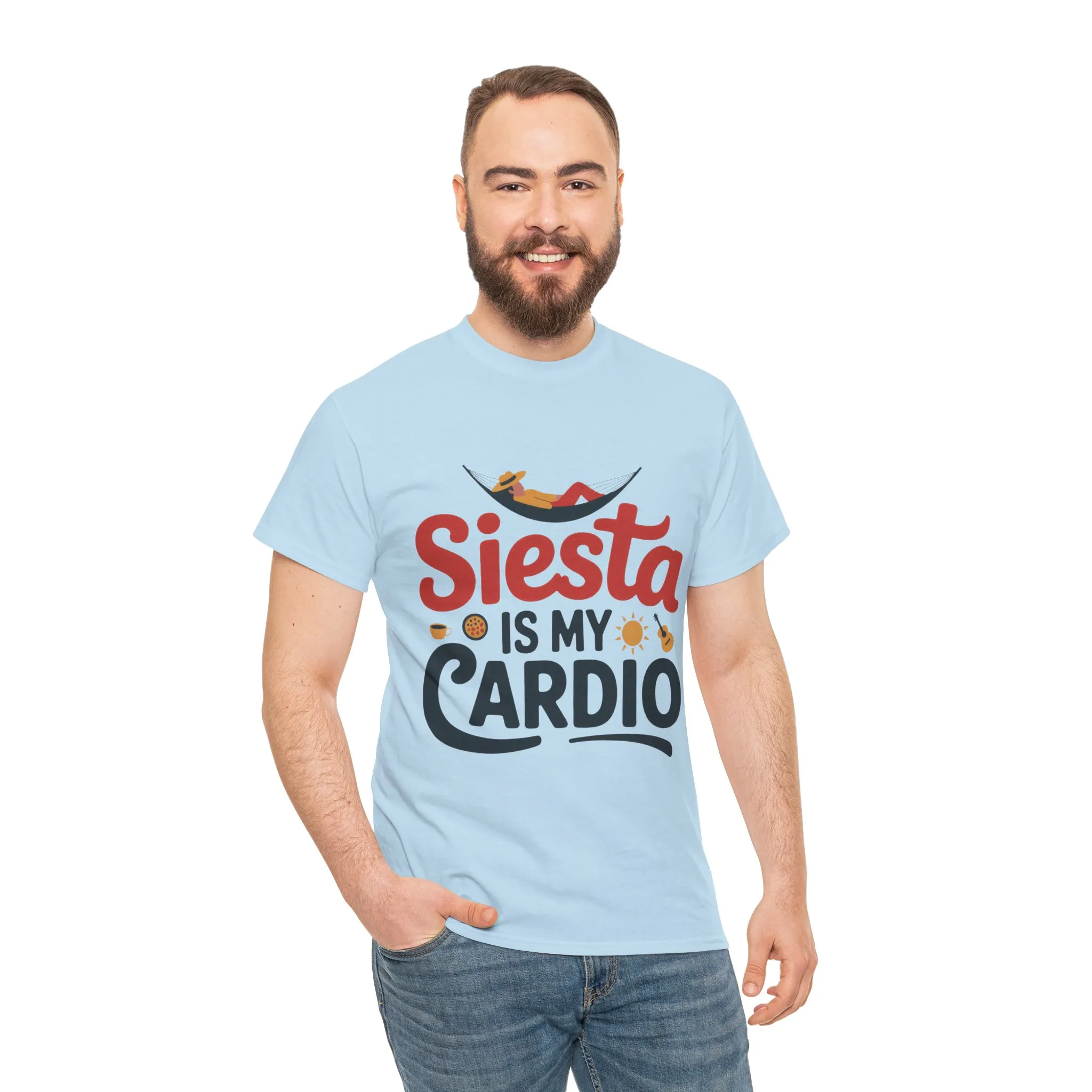 Siesta Is My Cardio Funny Mens T-Shirt Spain Humor Tee, Siesta Shirt, Siesta Culture Gift - Image 20