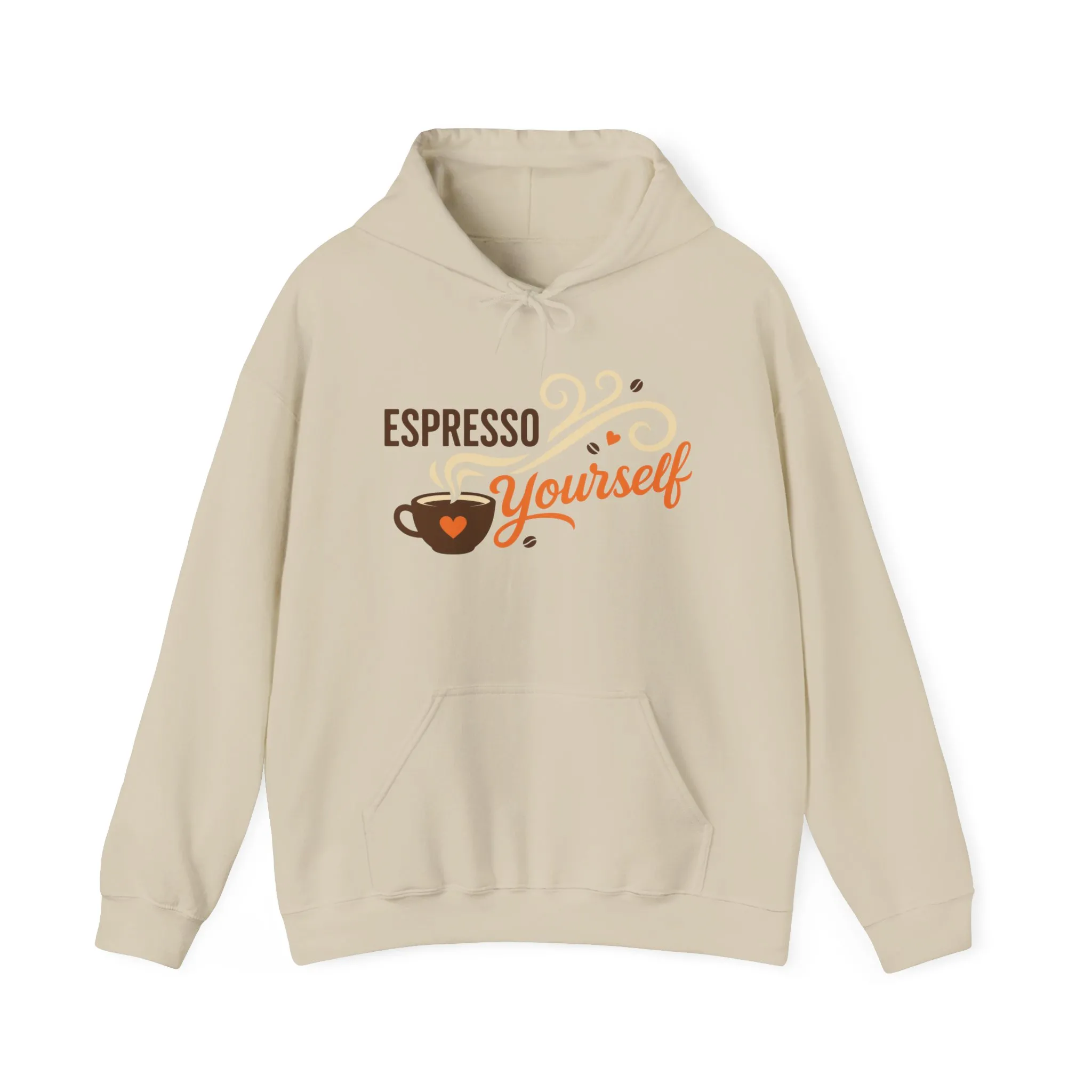 Espresso Yourself Coffee Hoodie, Funny Womens Barista Gift, Cozy Cafe Sweatshirt - Image 5