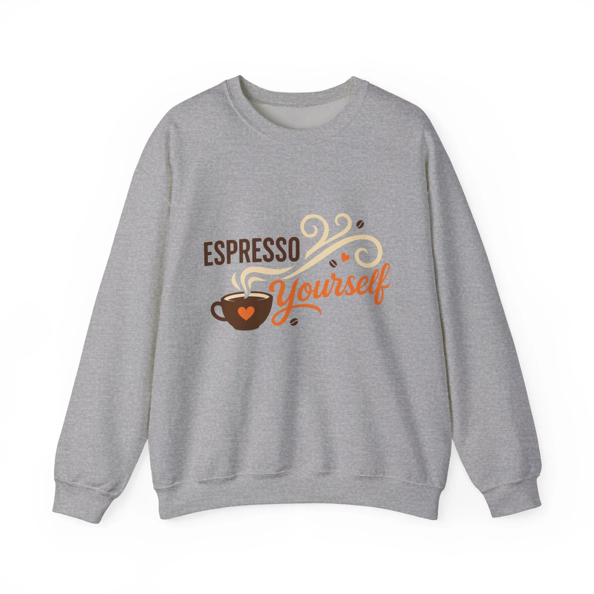 Espresso Yourself Womens Sweatshirt, Coffee Lover Pullover, Funny Barista Gift - Image 7