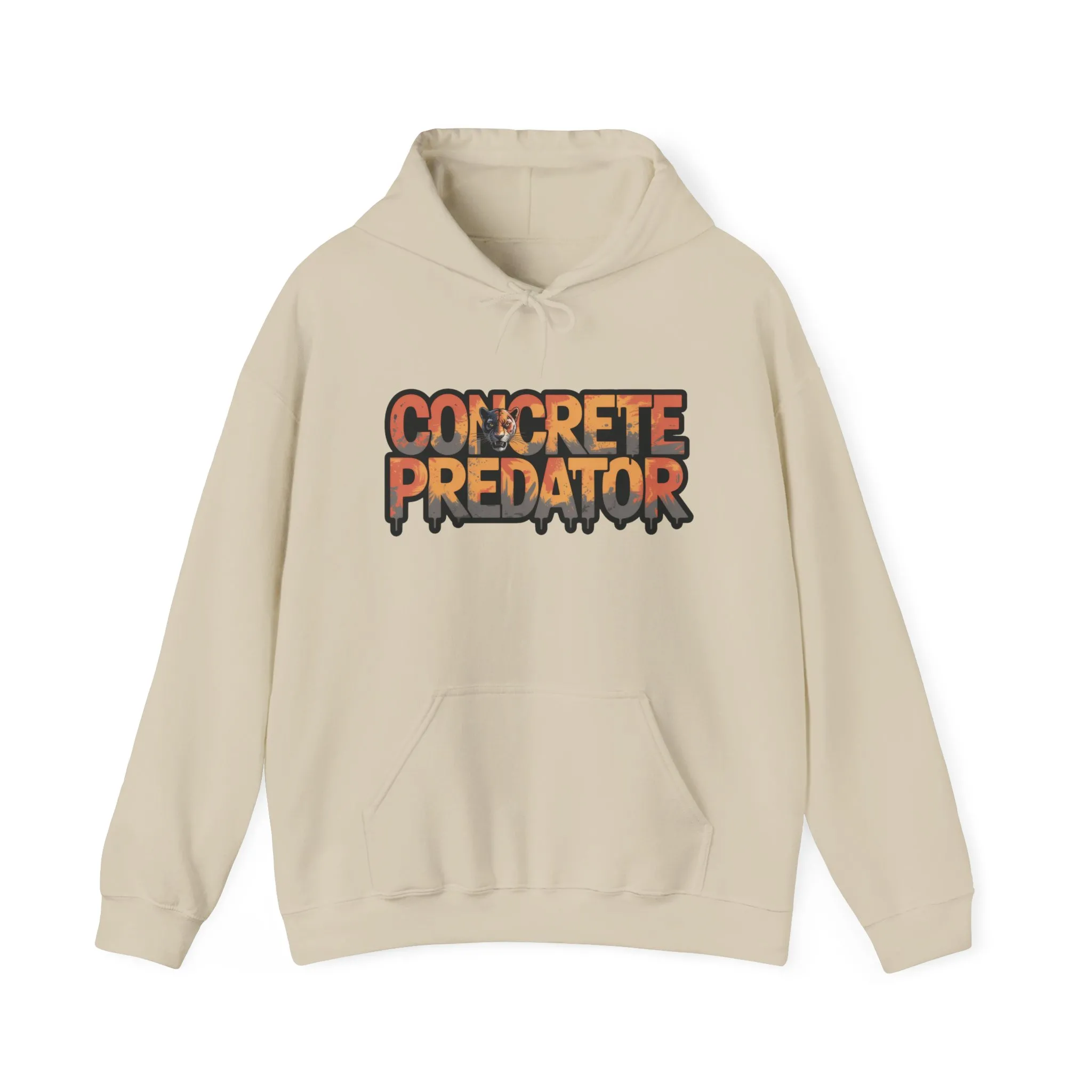 Mens Heavy Blend™ Hooded Sweatshirt, Concrete Predator Panther Hoodie Mens Urban Streetwear - Image 9