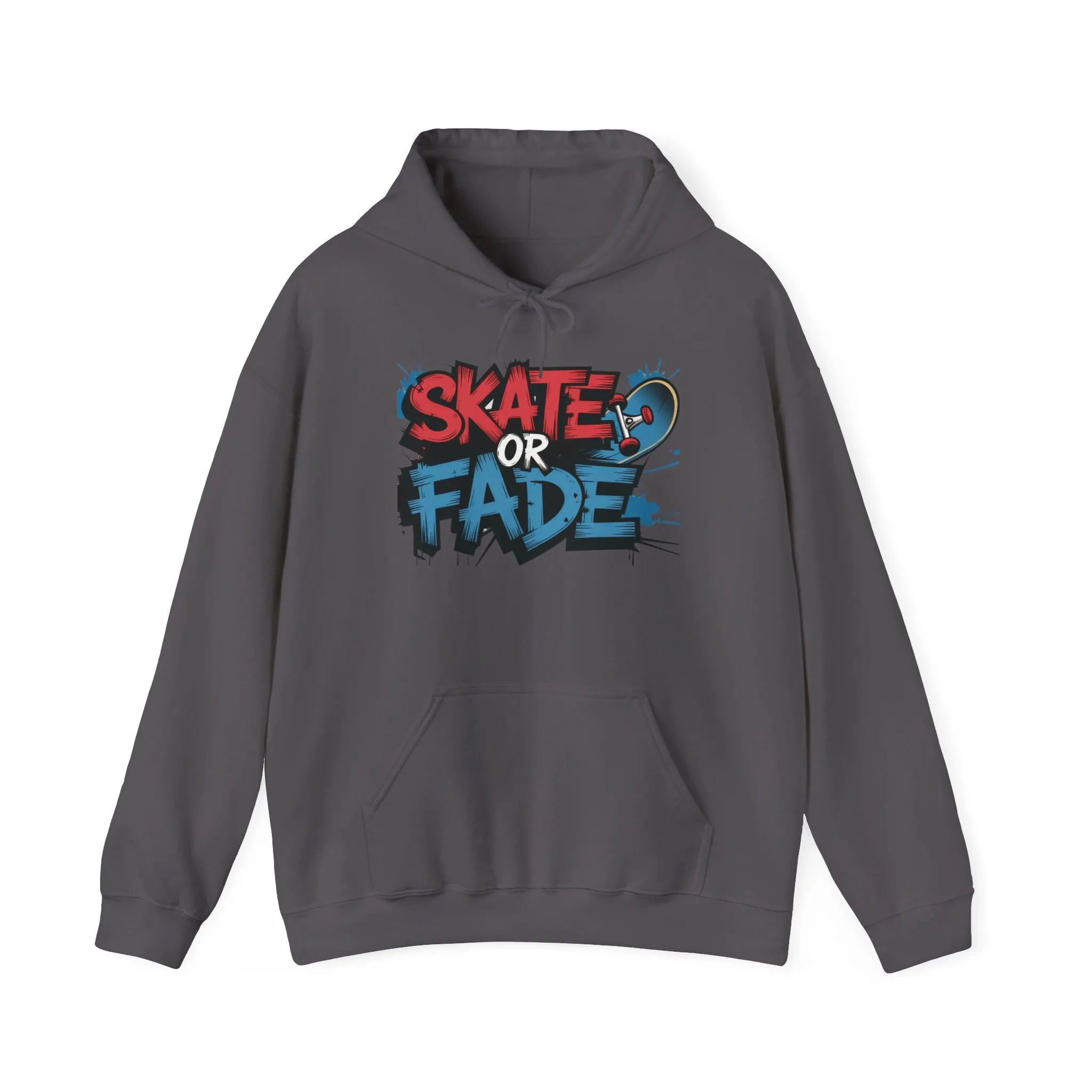 Skate Or Fade Men's Hoodie, Graffiti Skateboarding Pullover, Urban Streetwear Hoodie for Skaters - Image 23