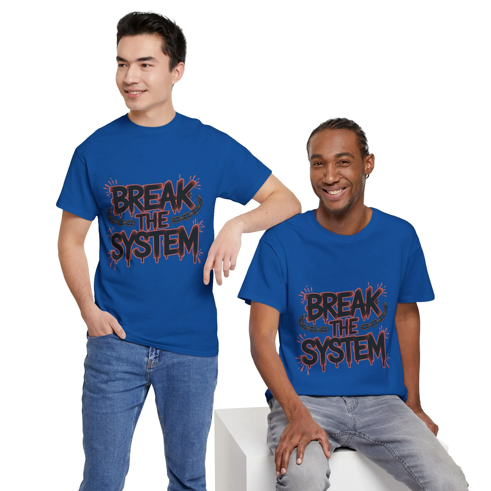 Men's Graphic Tee, Break the System Shirt, Streetwear Punk T-Shirt, Activist Gift for Him - Image 27