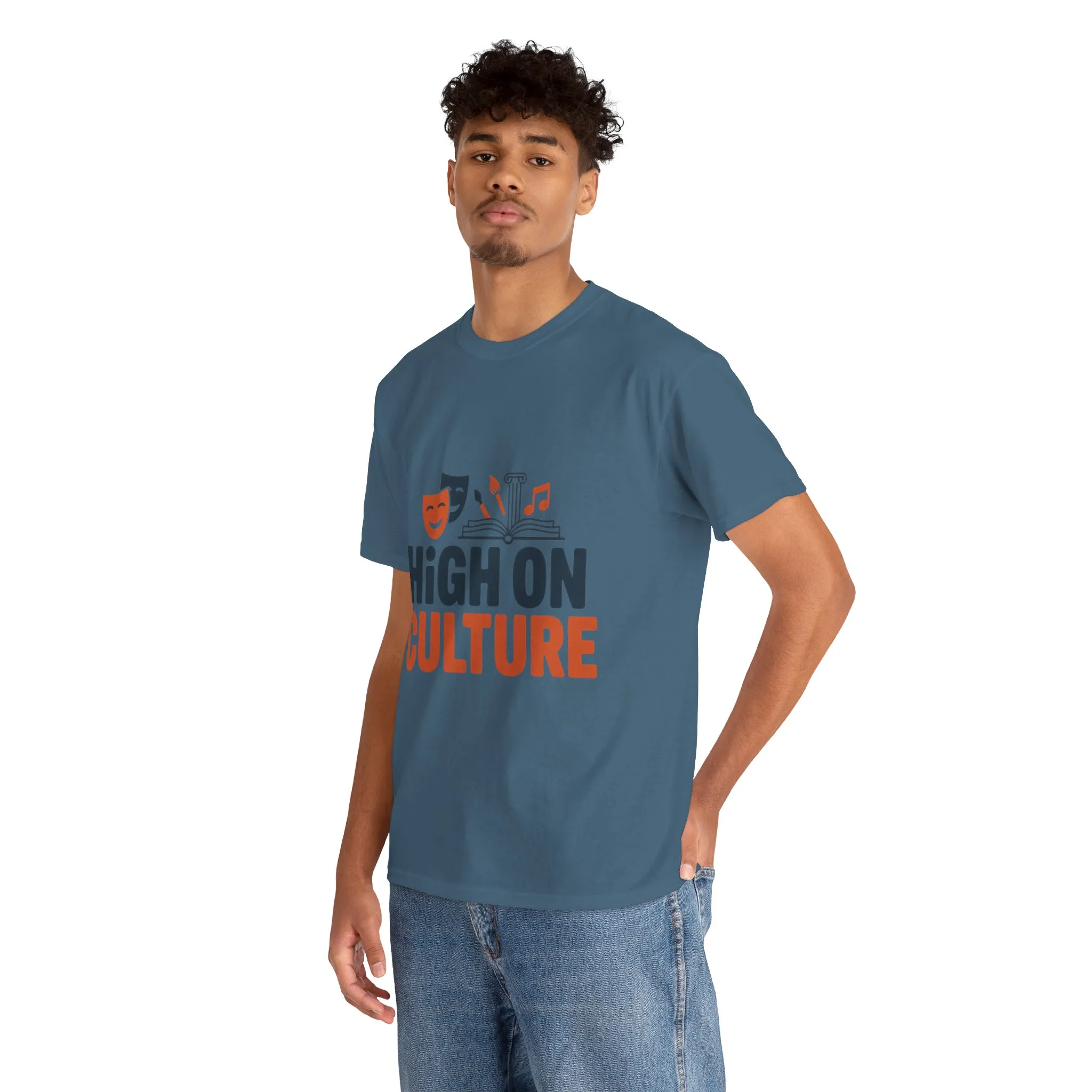 High on Culture Mens T-Shirt, Funny Cultural Graphic Tee, Art Humor - Image 24