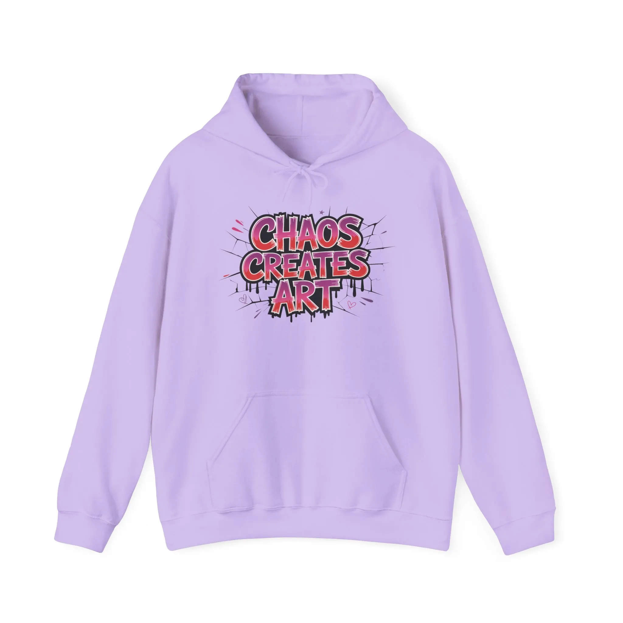 Women's Heavy Blend™ Hooded Sweatshirt, Chaos Creates Art Graffiti Hoodie Womens Streetwear - Image 25