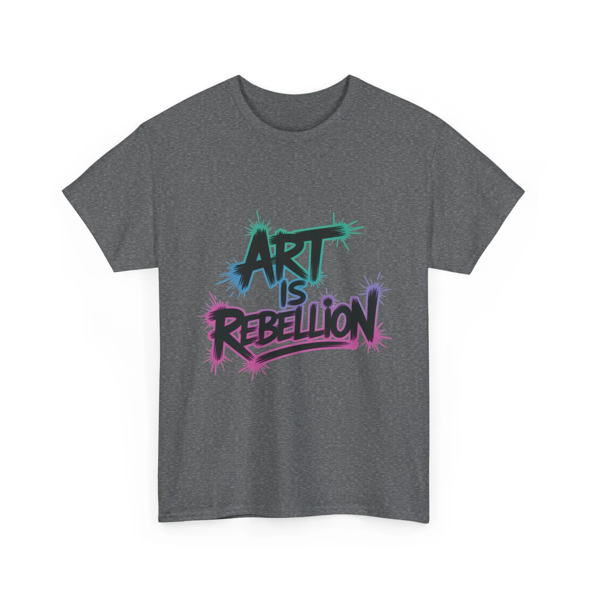 Art Is Rebellion Women's Graphic T-Shirt, Graffiti Street Art Tee, Bold Rebel Statement Top - Image 10