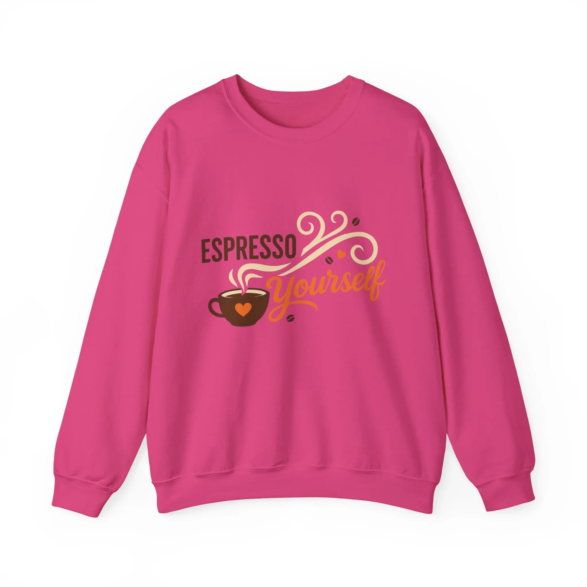 Espresso Yourself Womens Sweatshirt, Coffee Lover Pullover, Funny Barista Gift - Image 22