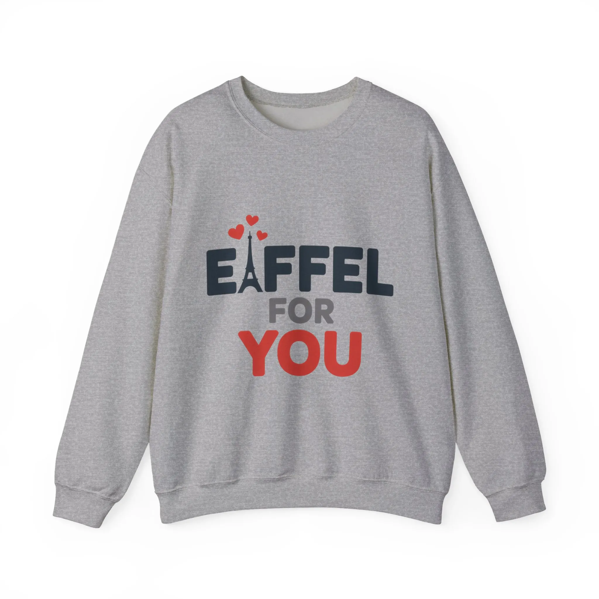 Womens Heavy Blend™ Crewneck Sweatshirt, Eiffel For You Romantic Paris Womens Sweatshirt - Image 10