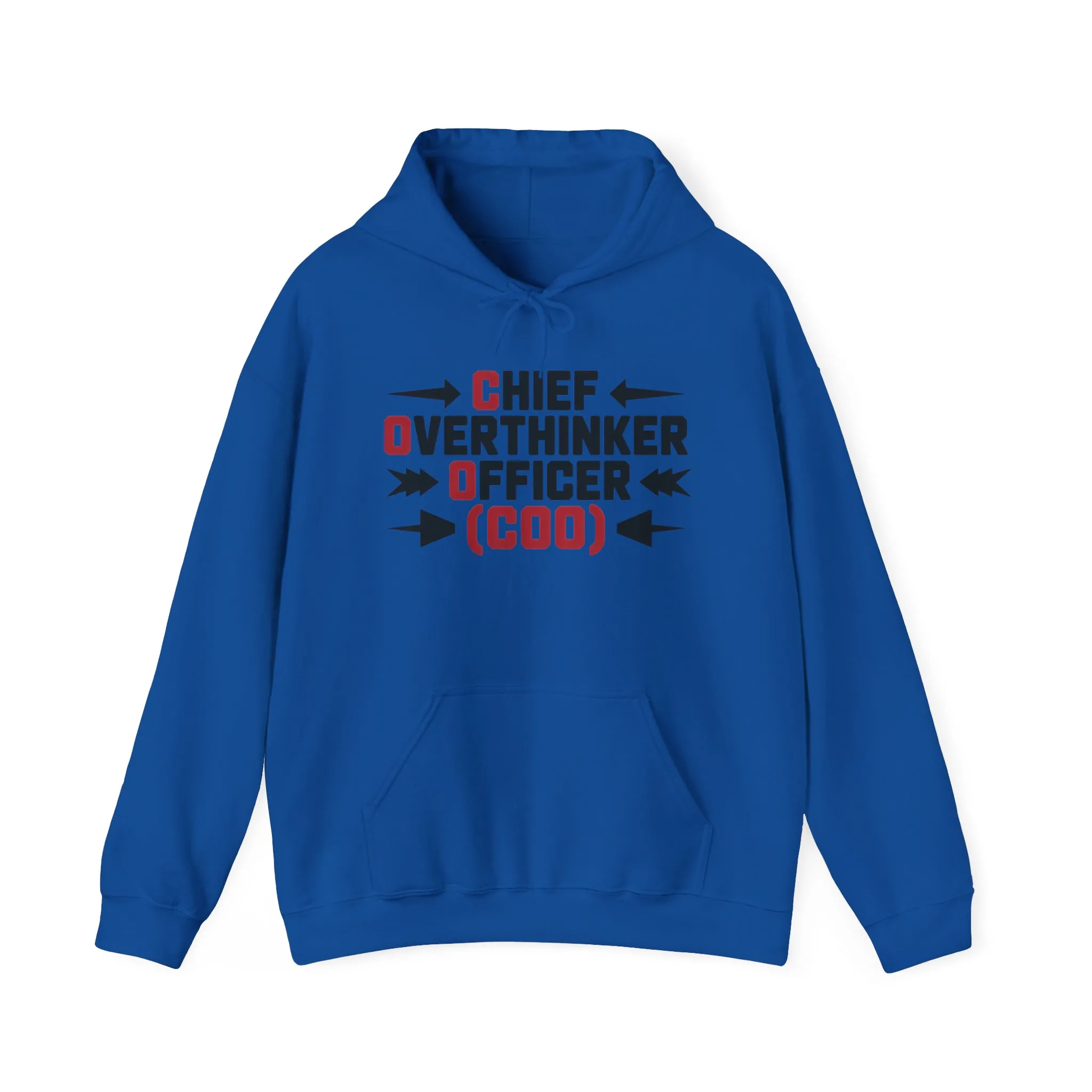 Chief Overthinker Officer Men's Hoodie, Funny COO Graphic Pullover, Sarcastic Office Humor Gift, Men's Heavy Blend™ Hooded Sweatshirt - Image 29