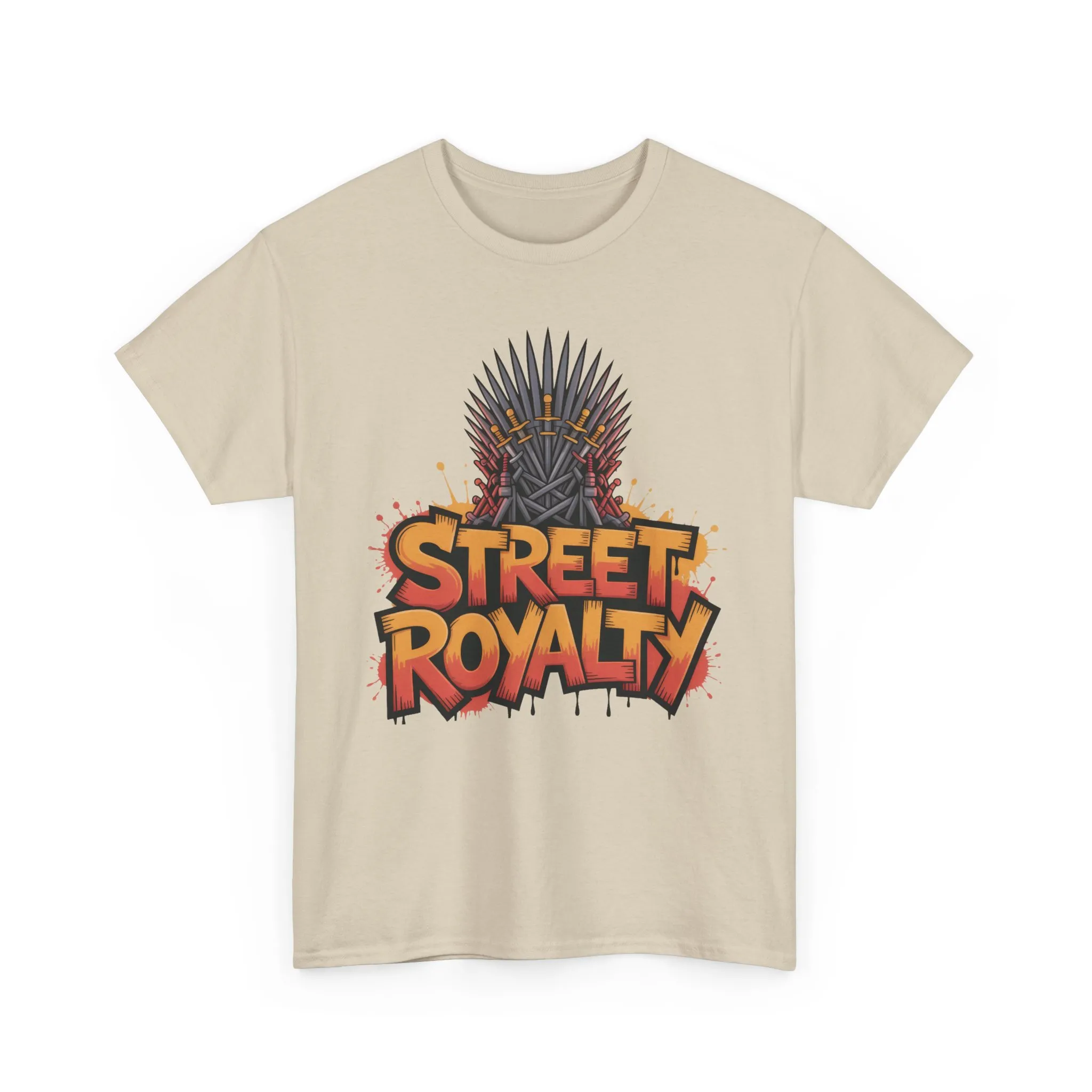 Street Royalty Men's T-Shirt, Graffiti Crown Graphic Tee, Urban Streetwear Top for Skaters and Hip Hop Style - Image 28