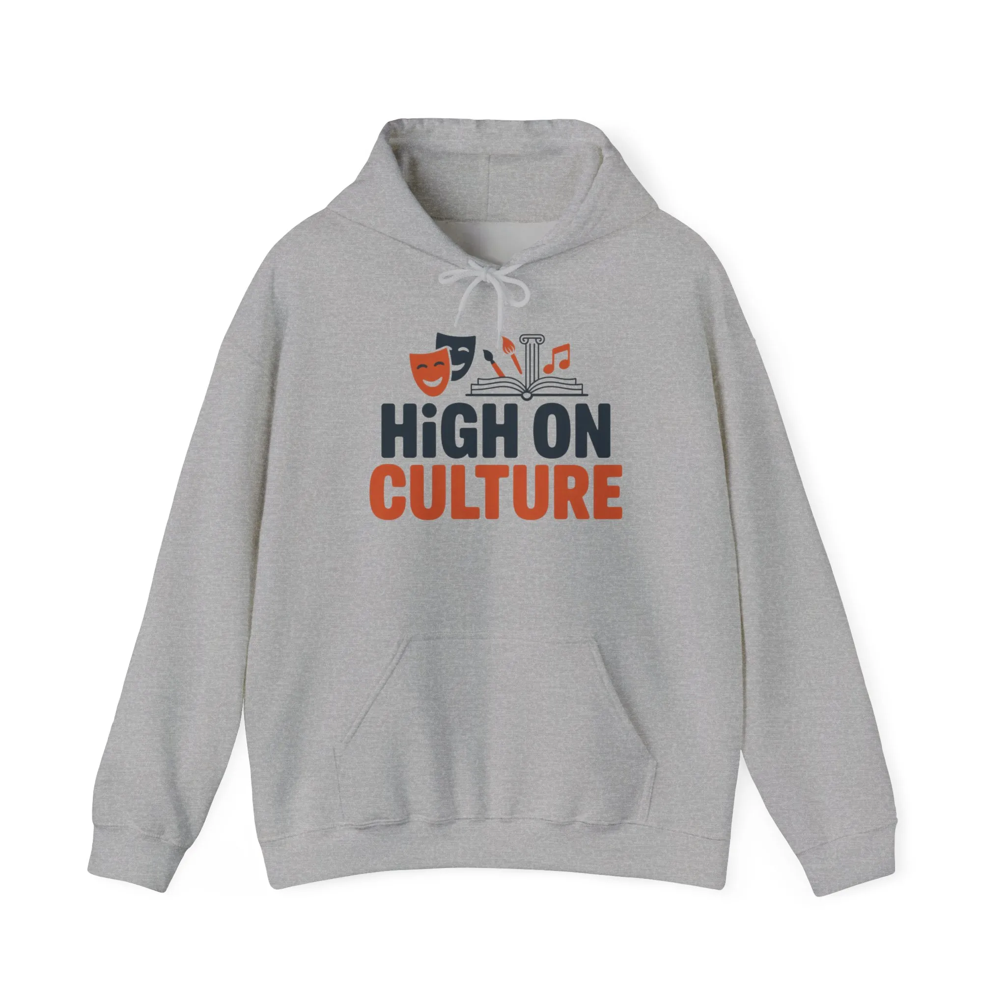 Mens Heavy Blend™ Hooded Sweatshirt, High on Culture Mens Hoodie, Funny Smart Graphic Hoodie - Image 9