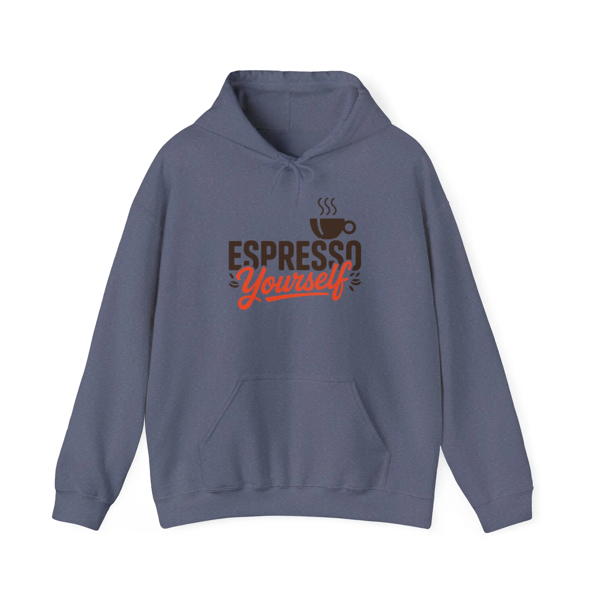 Mens Heavy Blend™ Hooded Sweatshirt, Espresso Yourself Mens Hoodie, Coffee Lover Funny Graphic Pullover - Image 29