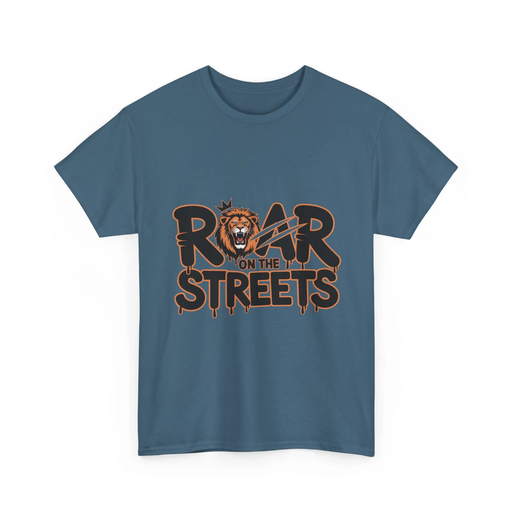 Roar on the Streets Lion Graphic Mens Urban T-Shirt, Lion Shirt, Street Vibe - Image 22