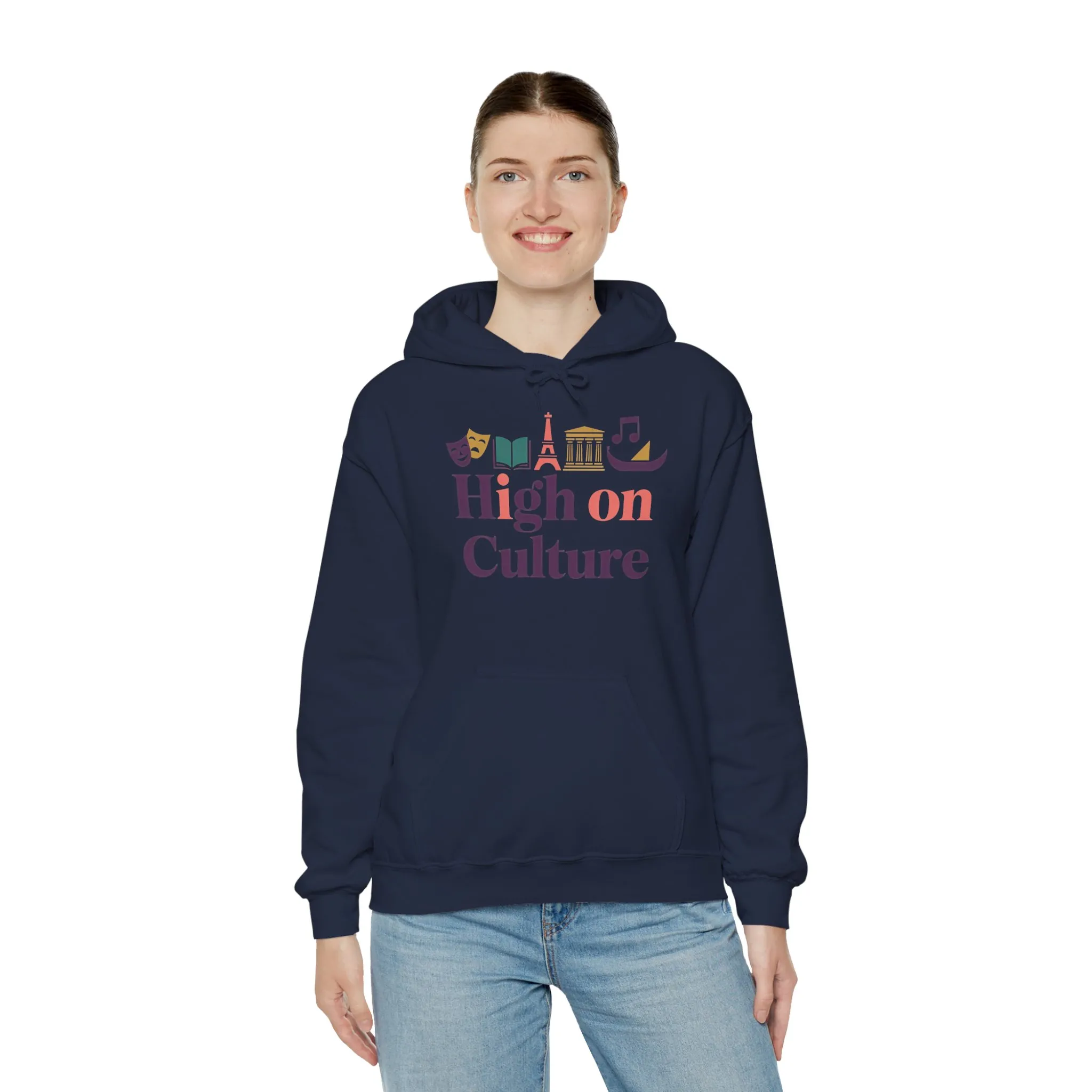 Womens Heavy Blend™ Hooded Sweatshirt, High on Culture Womens Hoodie, Cozy Cultural Graphic Hoodie - Image 32