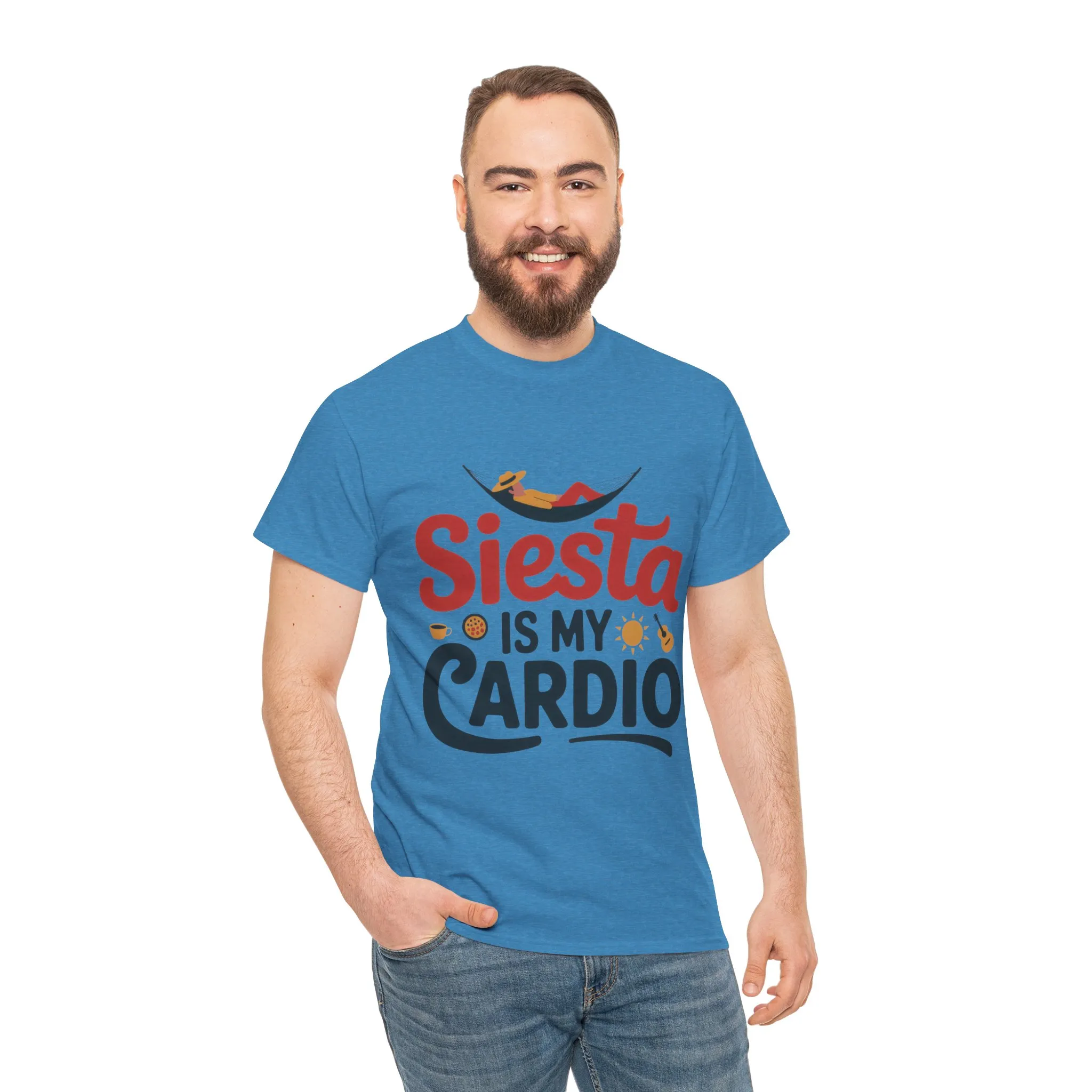 Siesta Is My Cardio Funny Mens T-Shirt Spain Humor Tee, Siesta Shirt, Siesta Culture Gift - Image 17