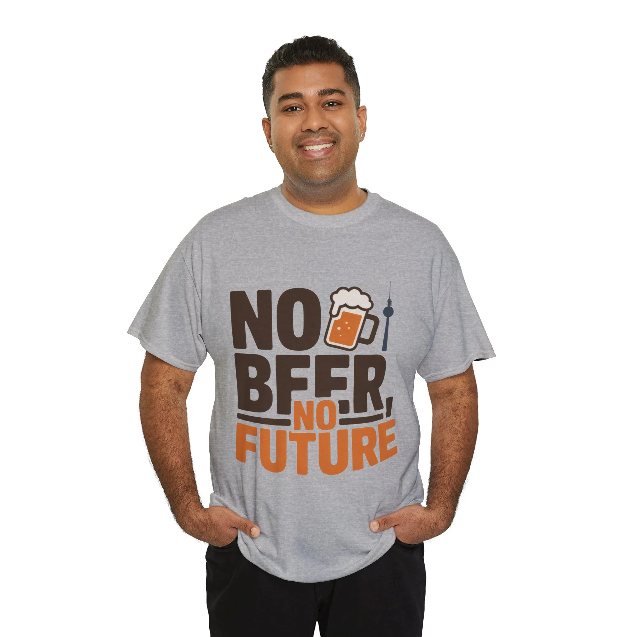 No Beer No Future Funny Beer Graphic Mens T-Shirt, Beer Tee, Beer Lover Tee - Image 12
