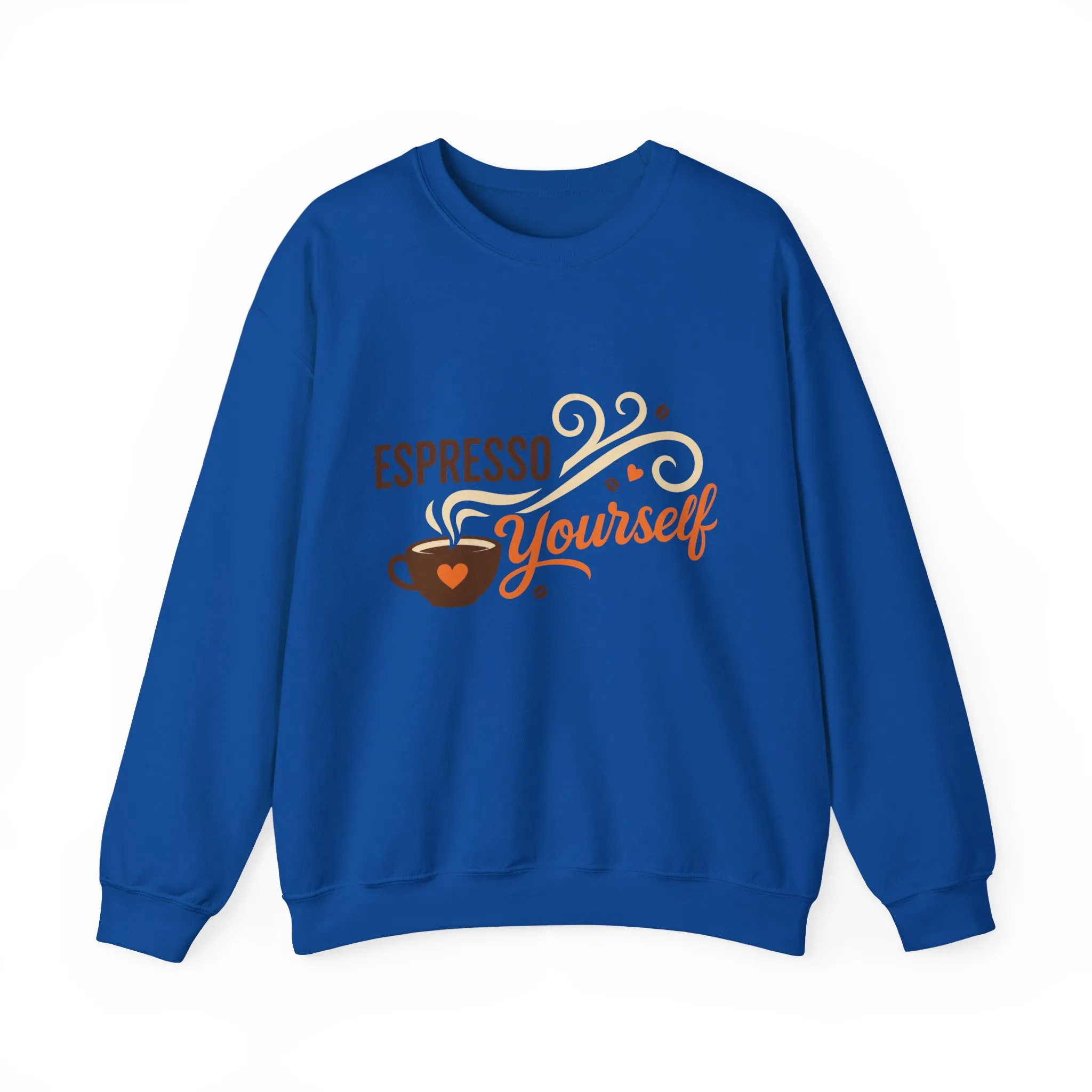 Espresso Yourself Womens Sweatshirt, Coffee Lover Pullover, Funny Barista Gift - Image 19