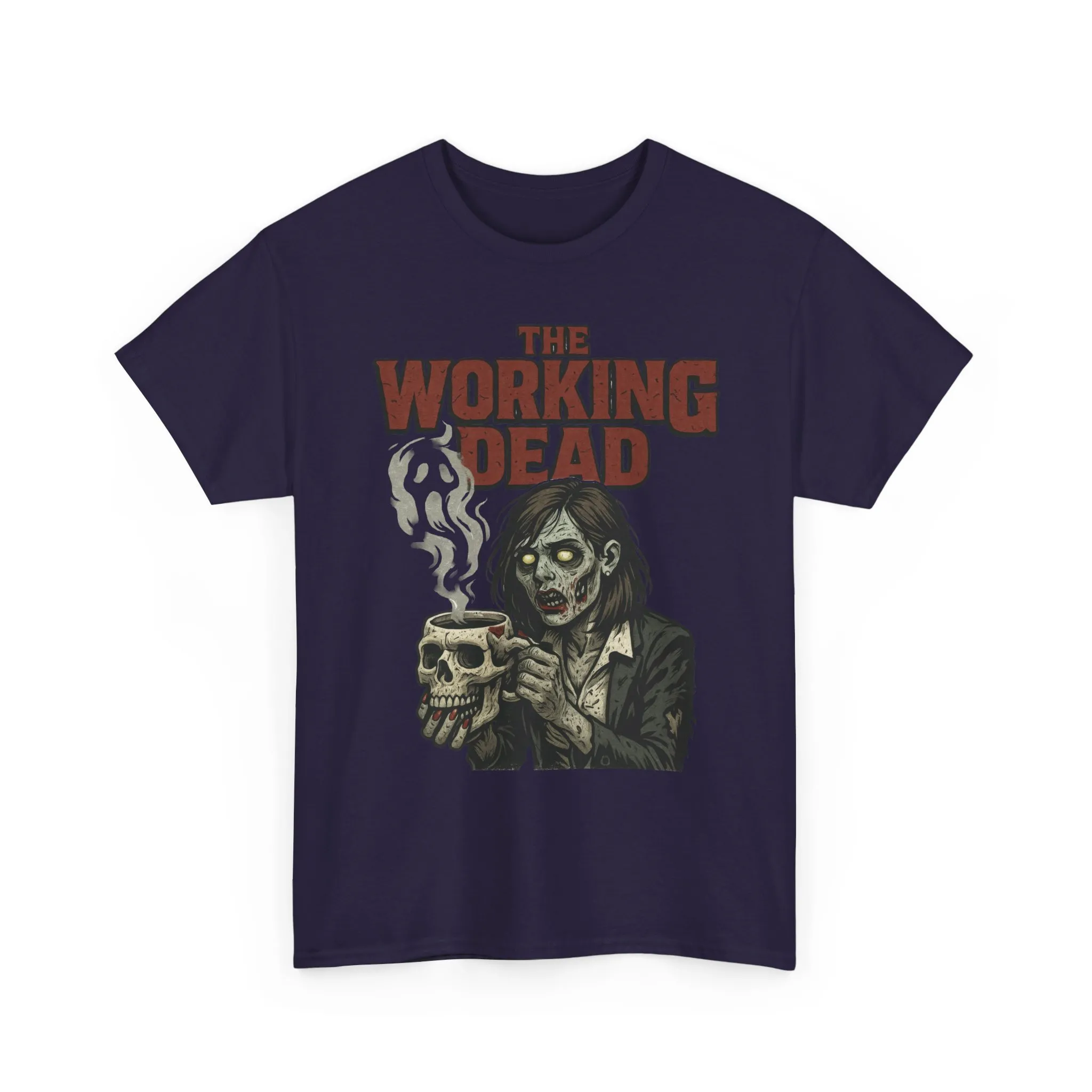 The Working Dead Women's Zombie Funny Office T-Shirt, Meeting Humor Tee, Halloween Work Tee - Image 3